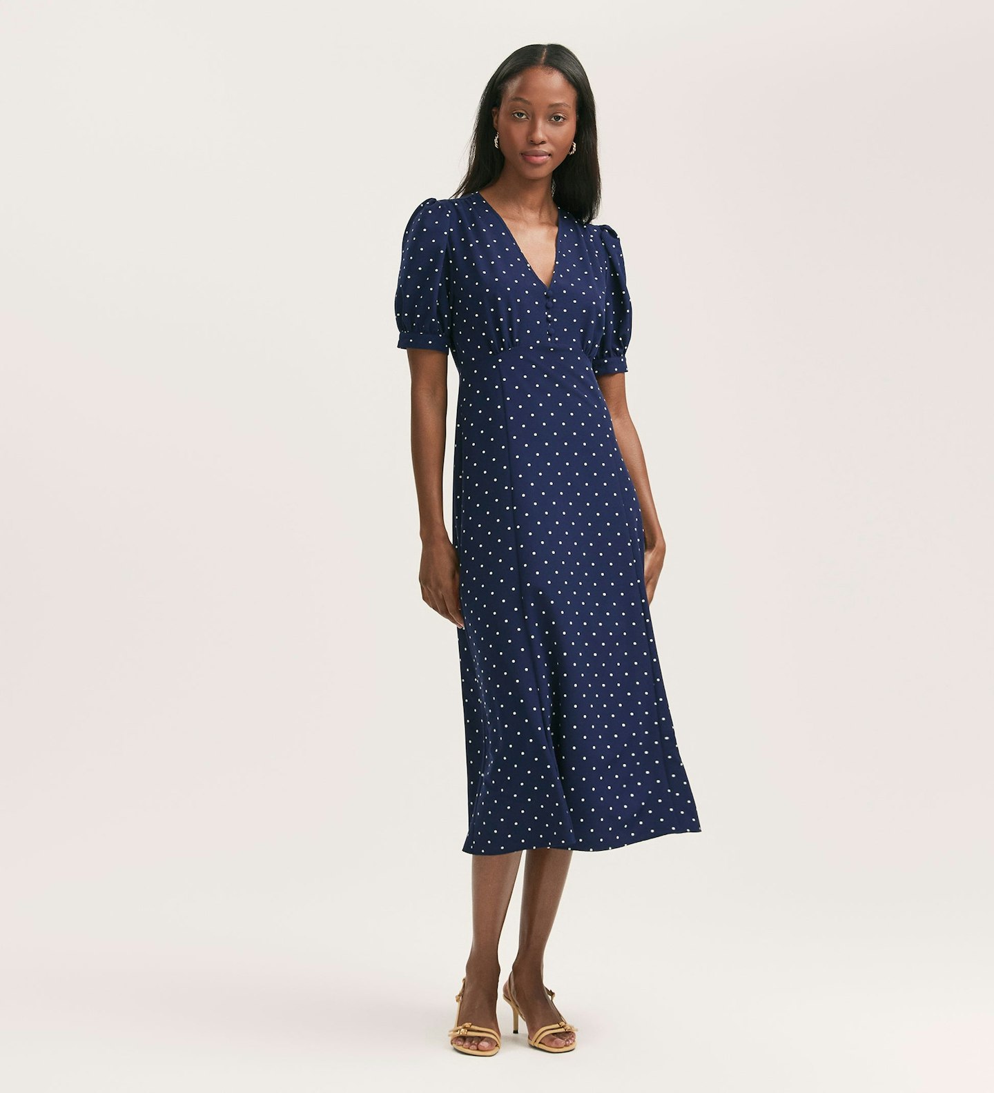 Finery polka dot dress