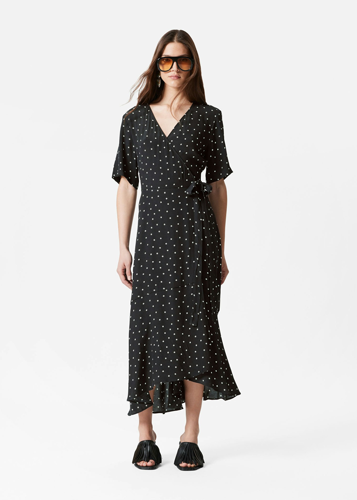 & Other Stories polka dot dress