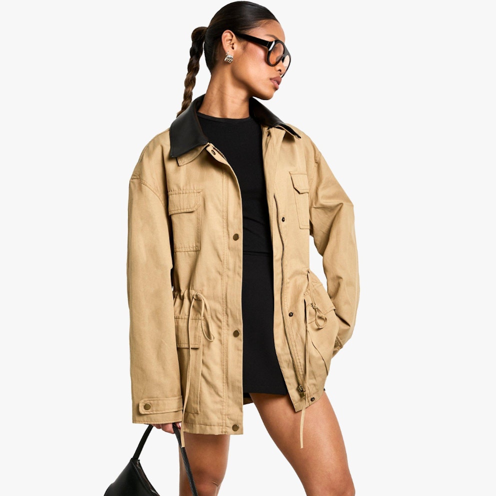 Washed Cocoa Barn Jacket