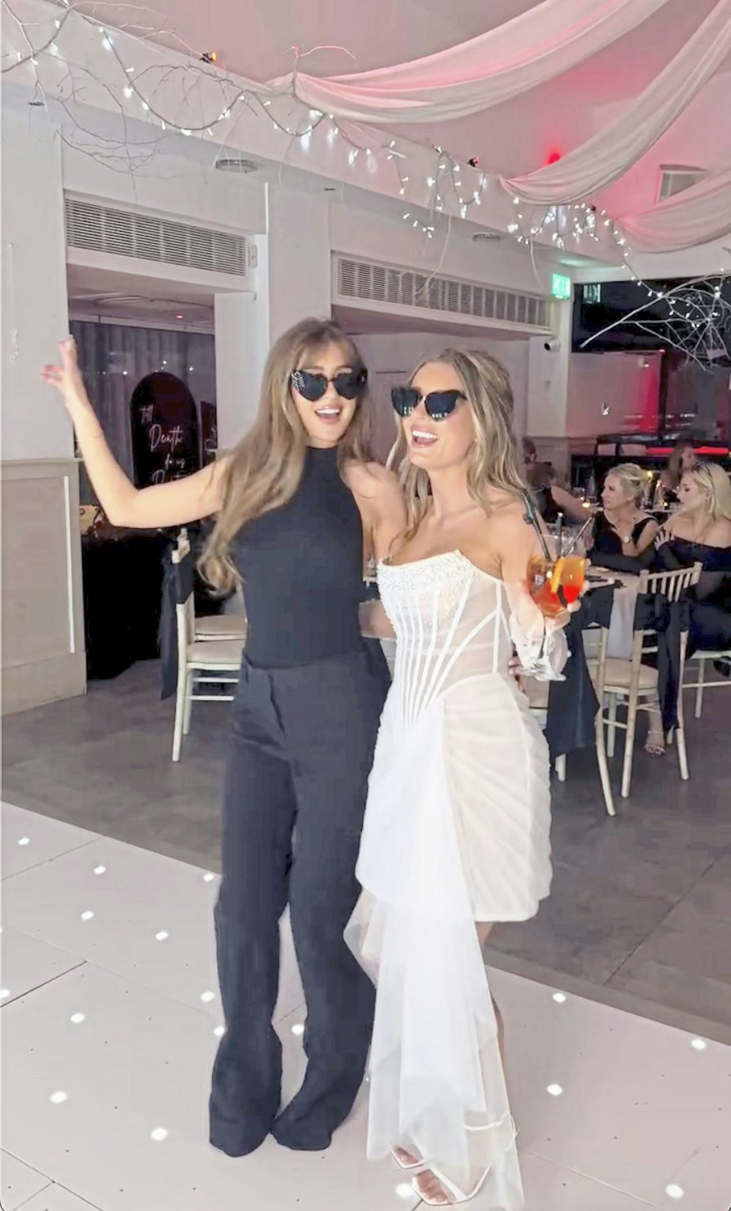 dani dyer and georgia steel at her hen do