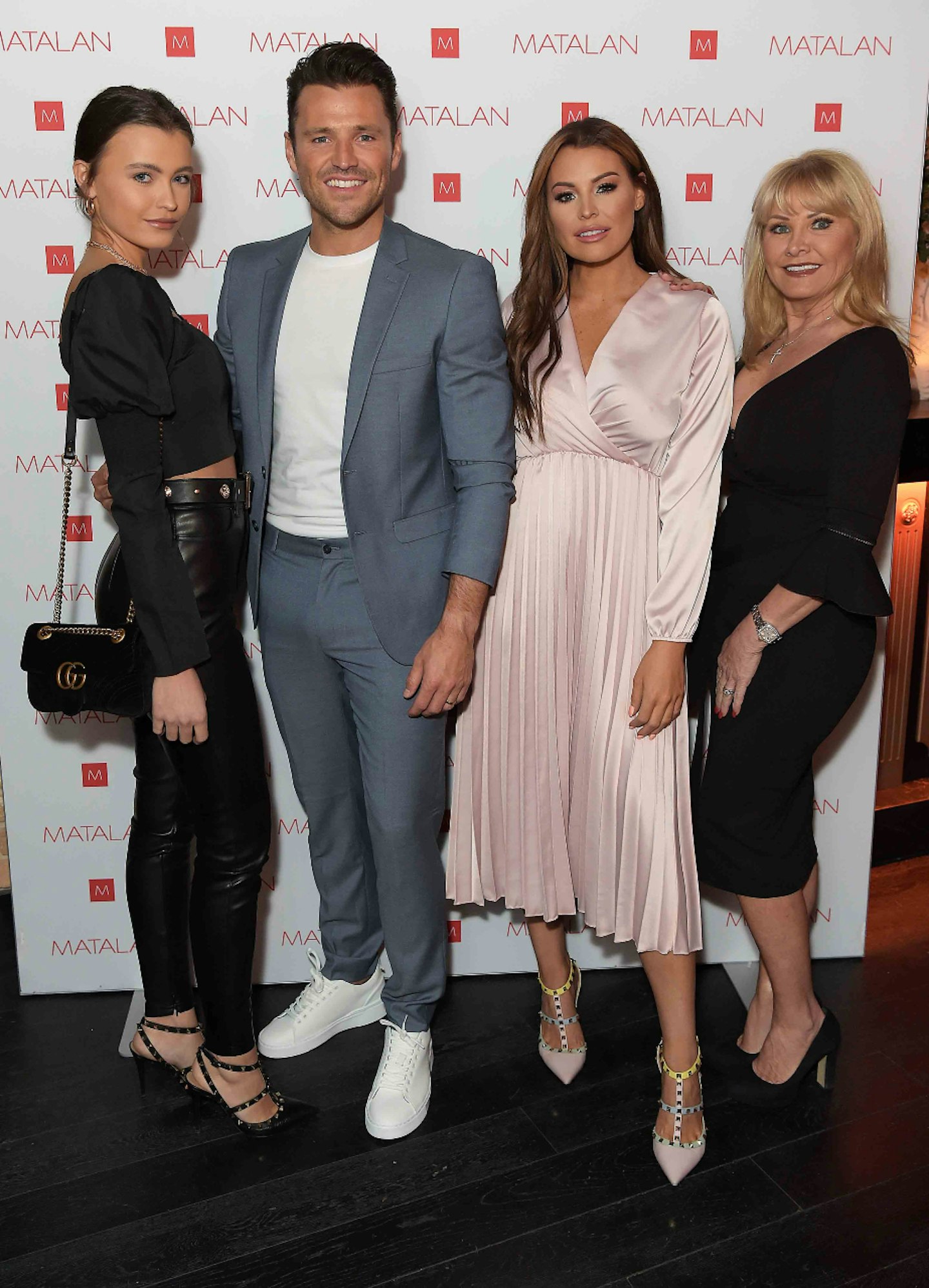 Natalya Wright, Mark Wright, Jess Wright and Carol Wright