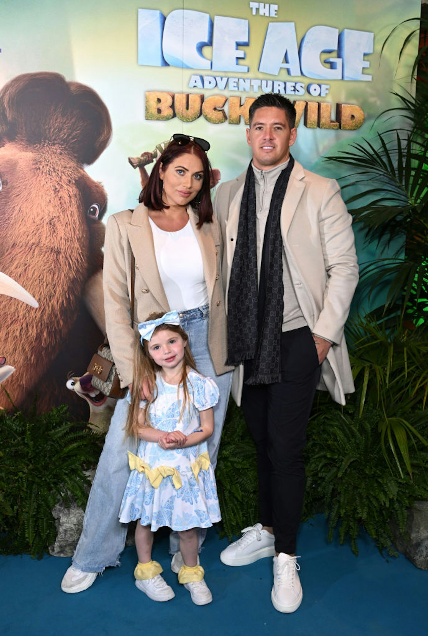 Amy Childs, Billy Delbosq and daughter Polly