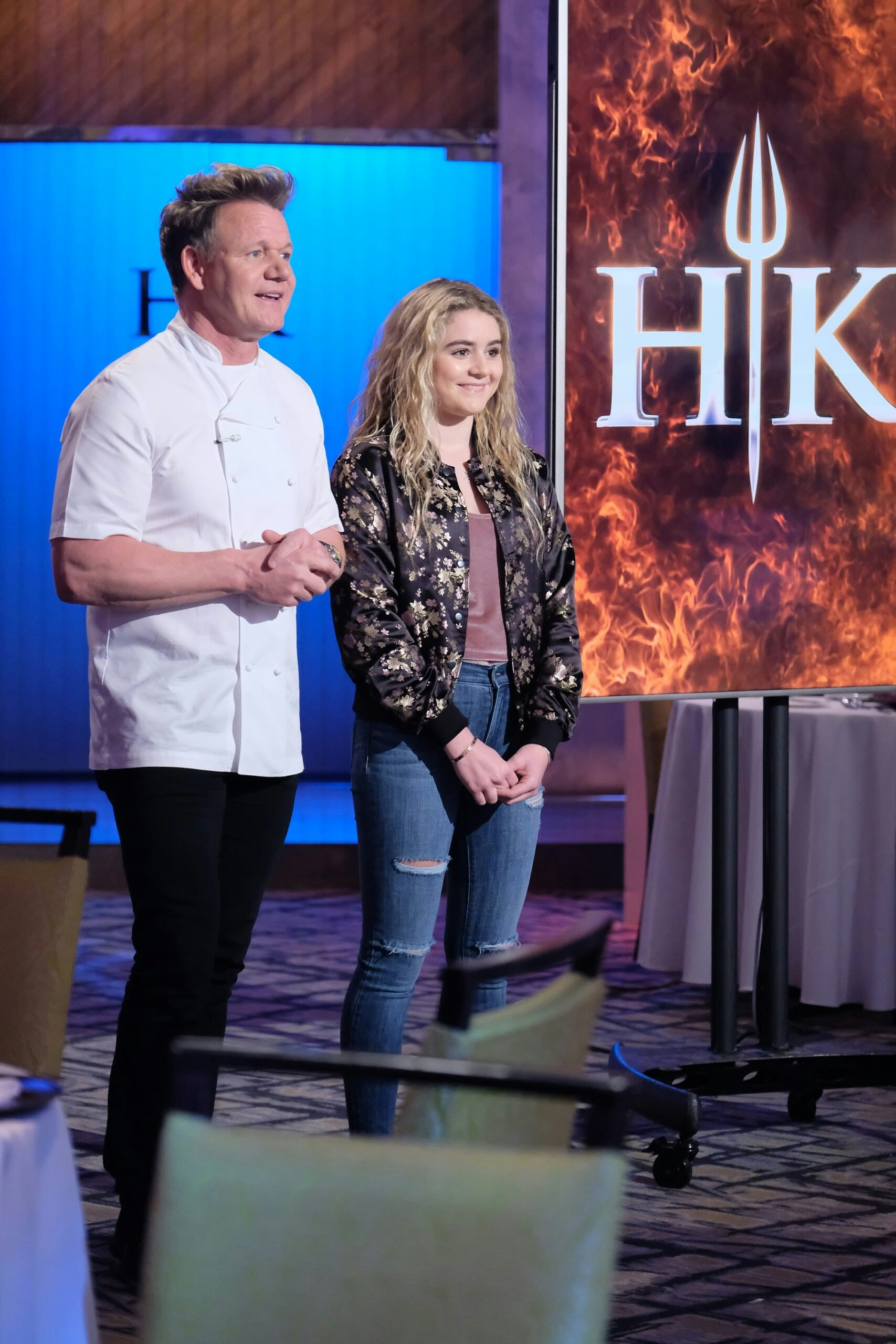 Gordon Ramsey and his daughter Tilly