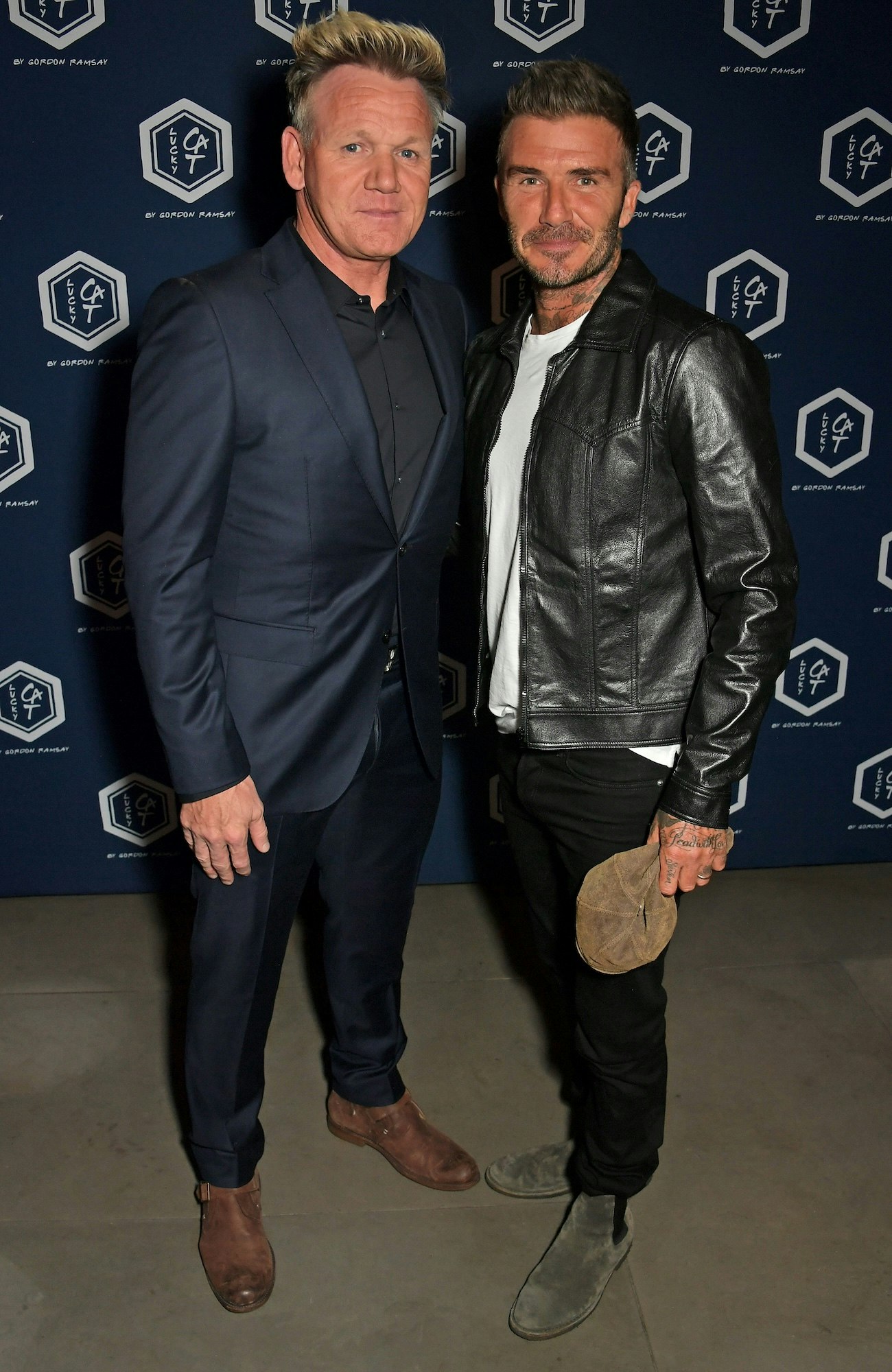 Gordon Ramsay and David Beckham