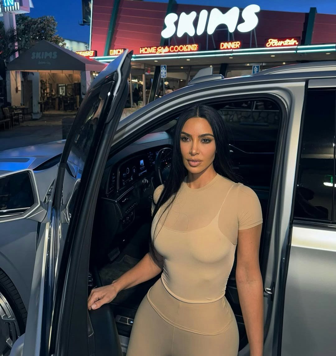 Kim Kardashian in Skims