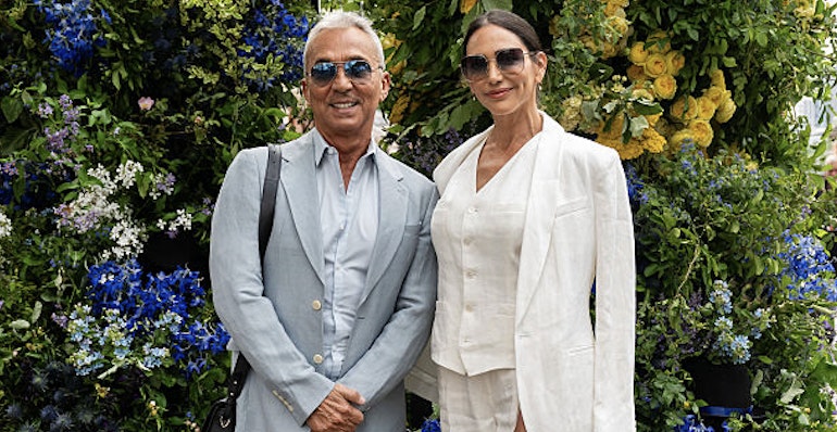 Lauren Silverman and Bruno Tonioli at the RHS Chelsea Flower Show