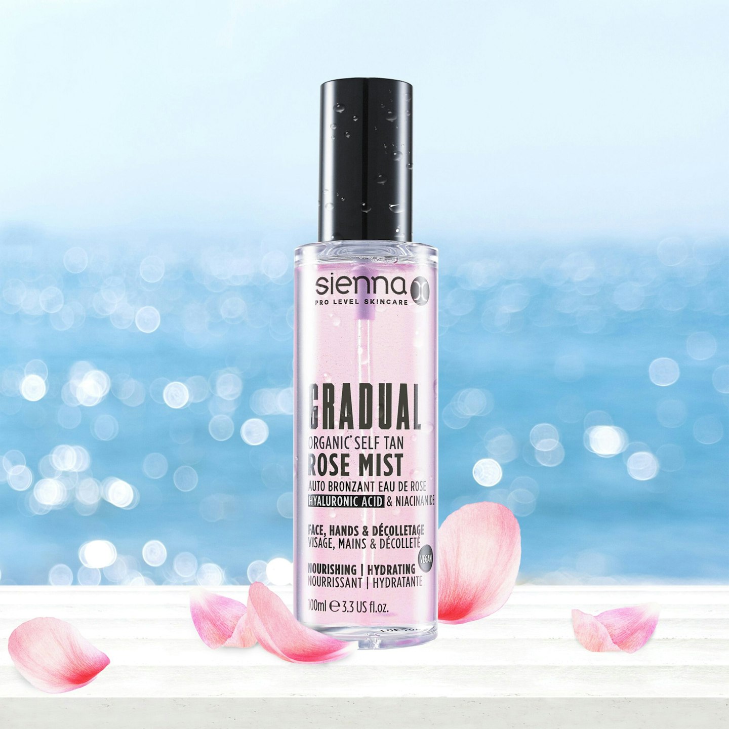Sienna X Gradual Organic Self-Tan Rose Mist