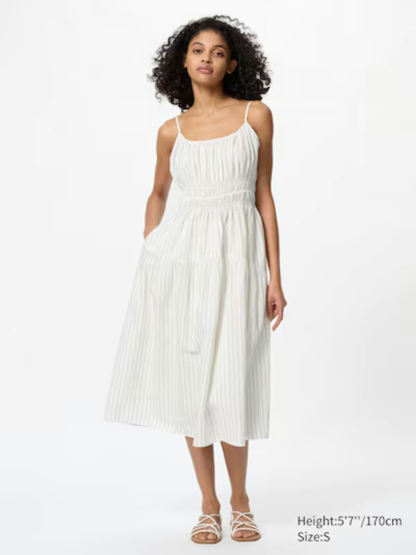 This Uniqlo linen dress is in everyone's baskets this summer