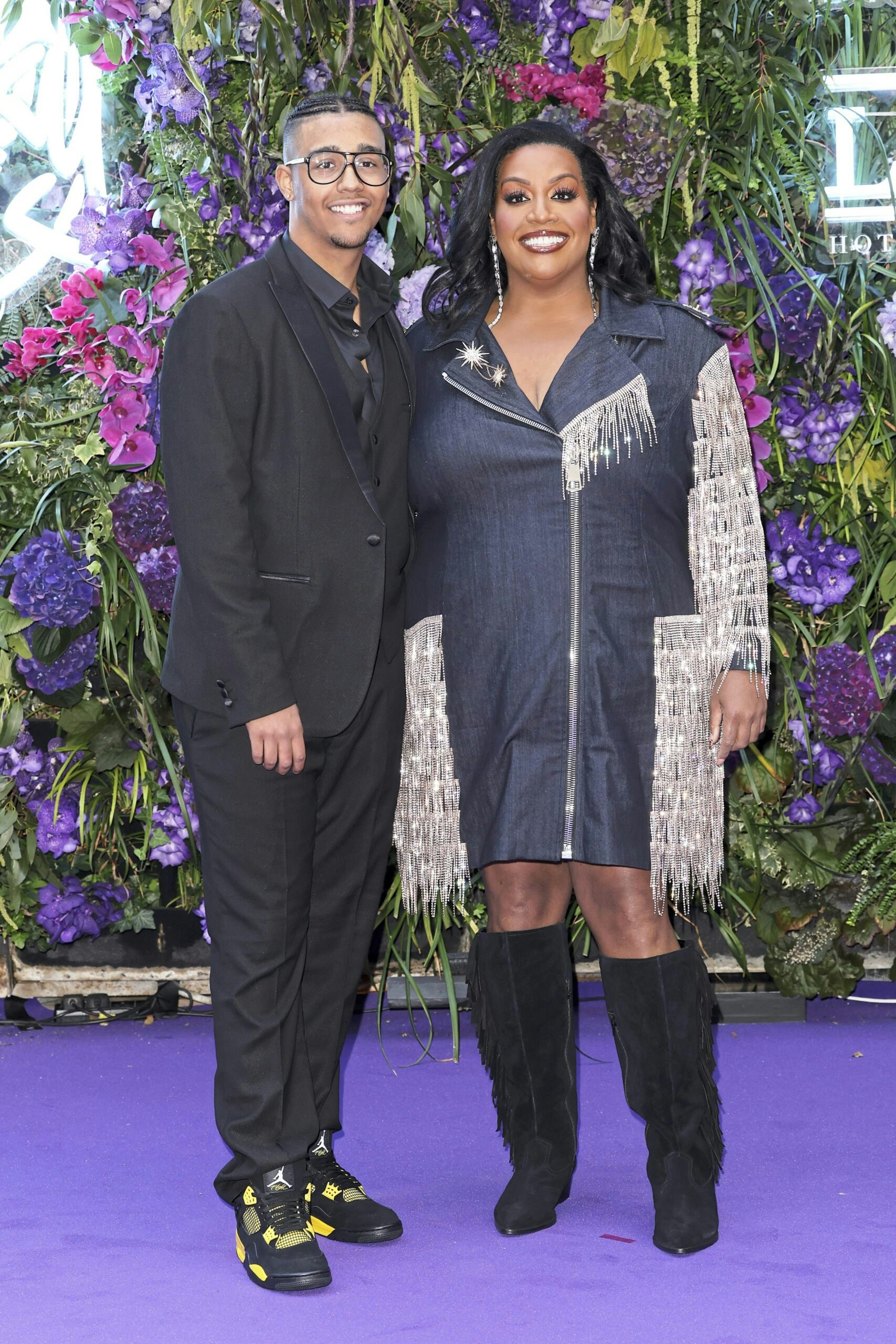 alison hammond and her son