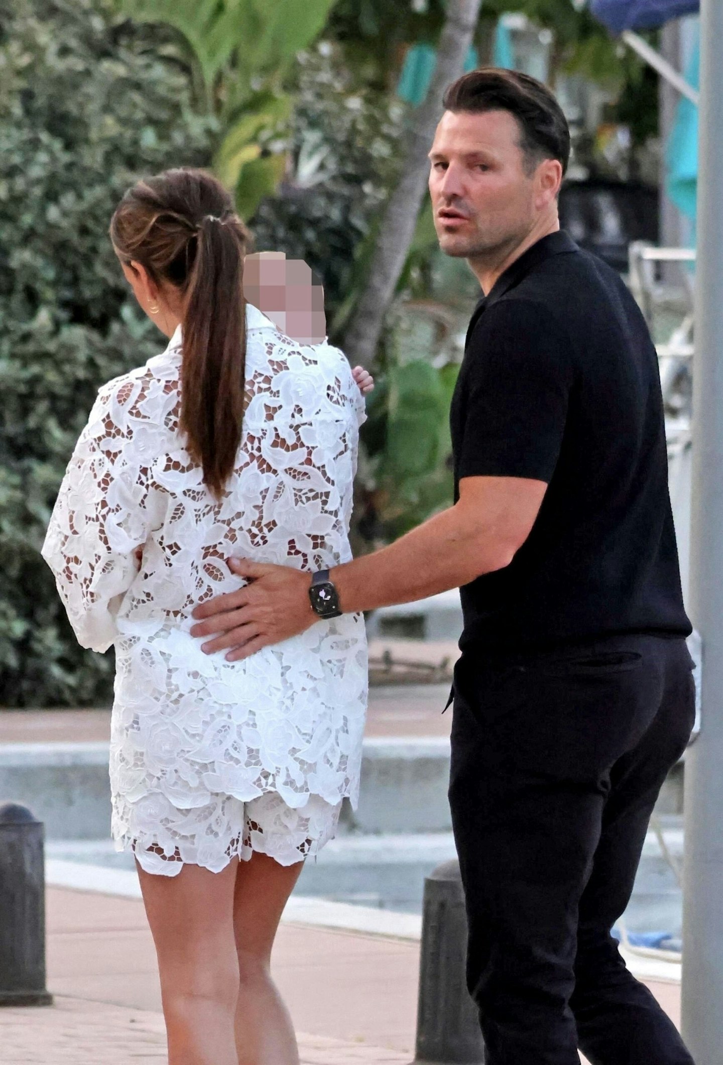 Mark Wright and Michelle Keegan with baby Palma