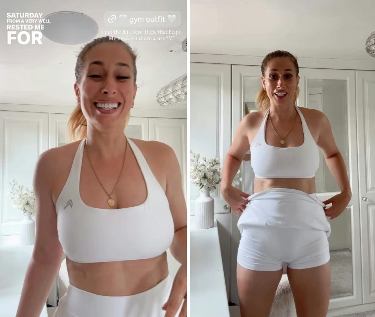 Stacey Solomon gymwear set
