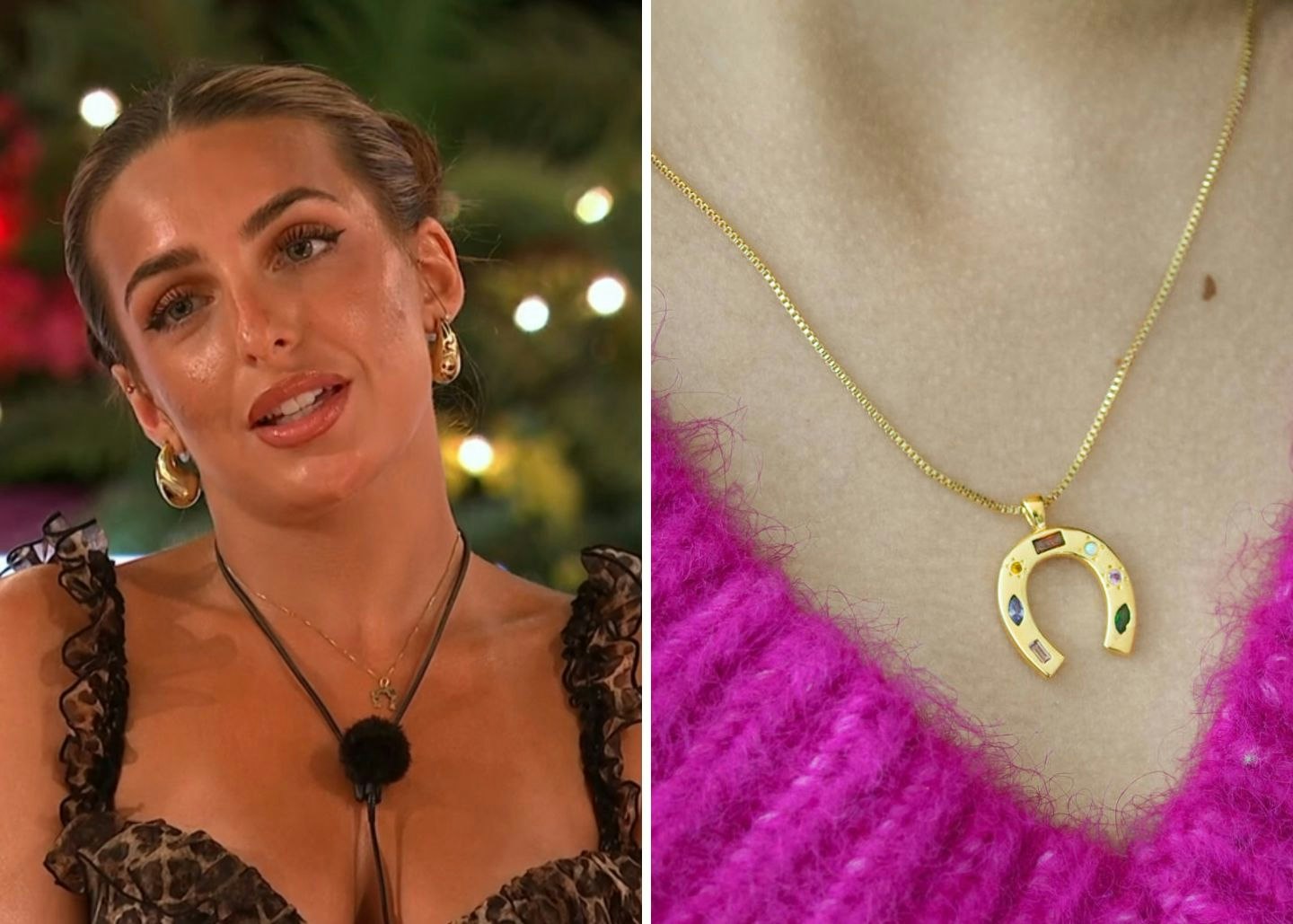 Toni's horseshoe necklace