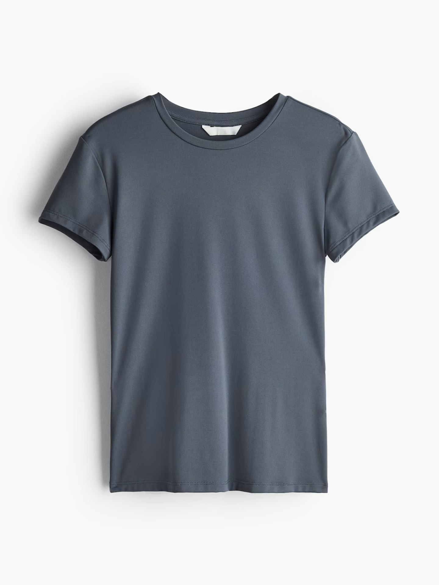 SHOP: H&M Fitted Microfibre T-Shirt
