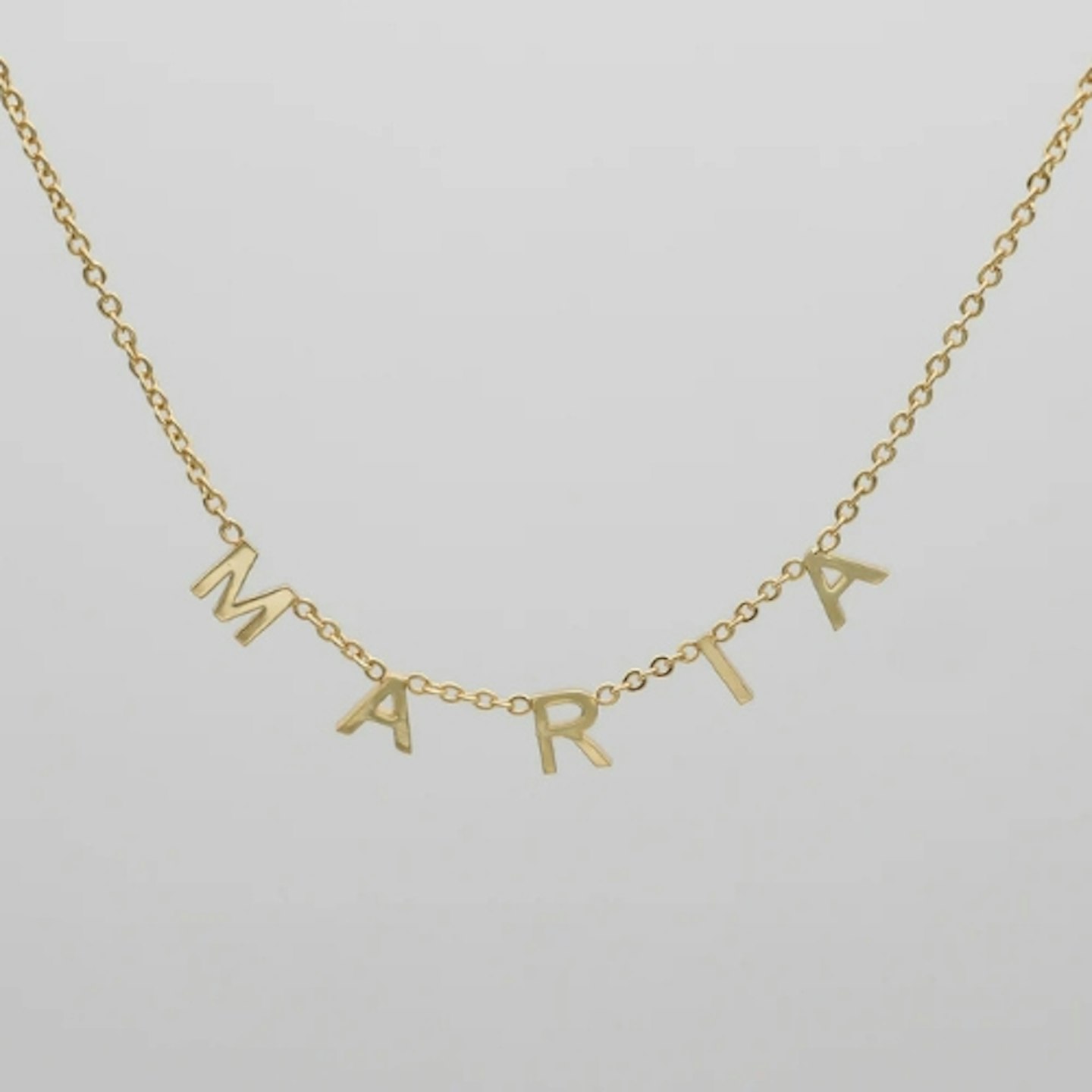 PRYA Classic Suspended Custom Name Necklace