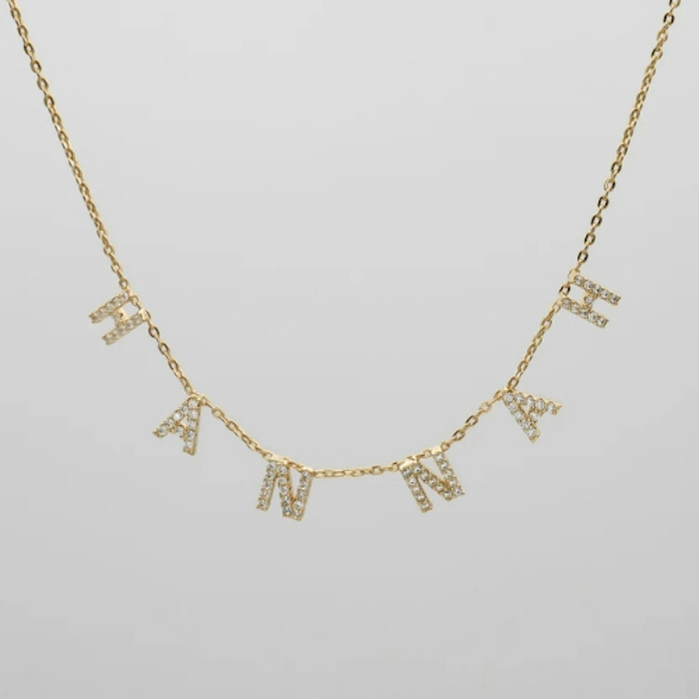 PRYA ICY Suspended Custom Name Necklace