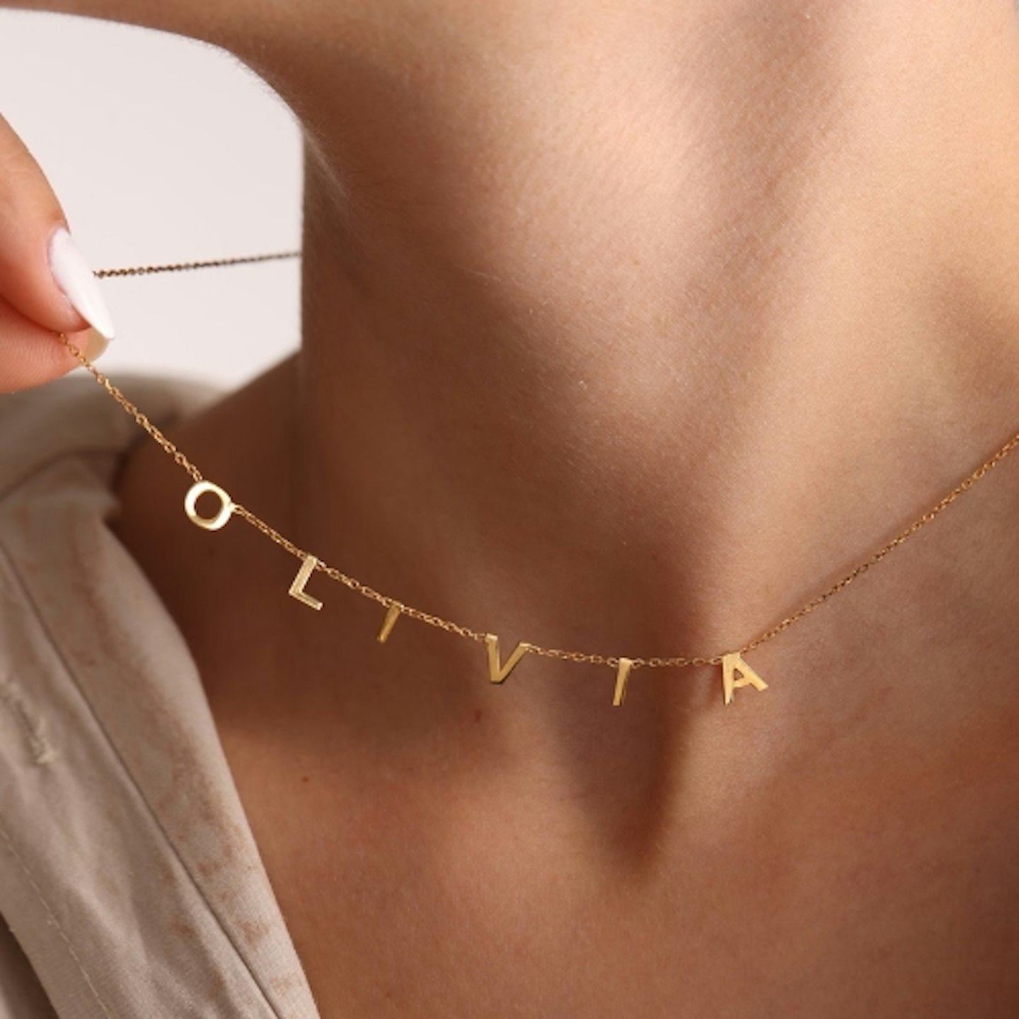 Etsy Custom Letter Necklace