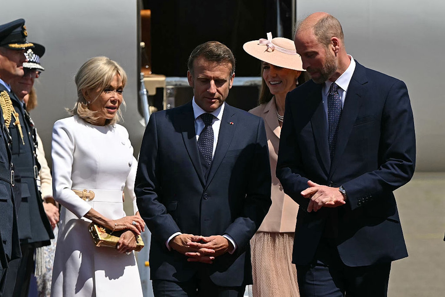 Kate Middleton and Prince William with French President Emmanuel Macron and his wife Brigitte Macron