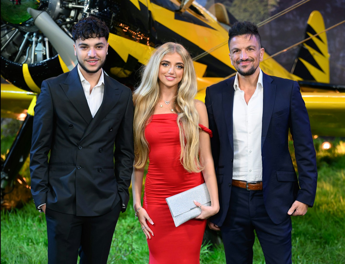 Peter Andre with Princess and Junior