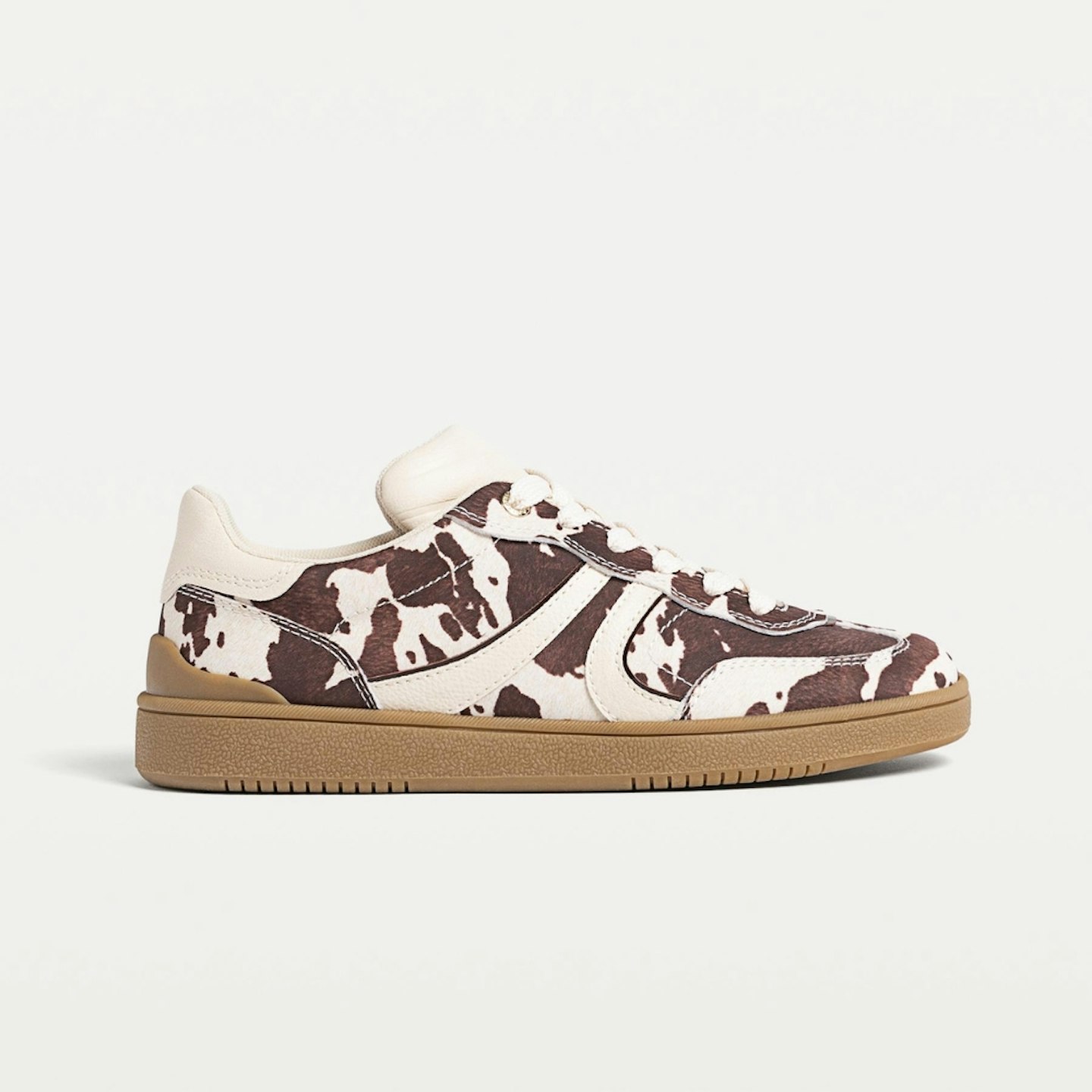 Stradivarius Printed Faux Fur Trainers