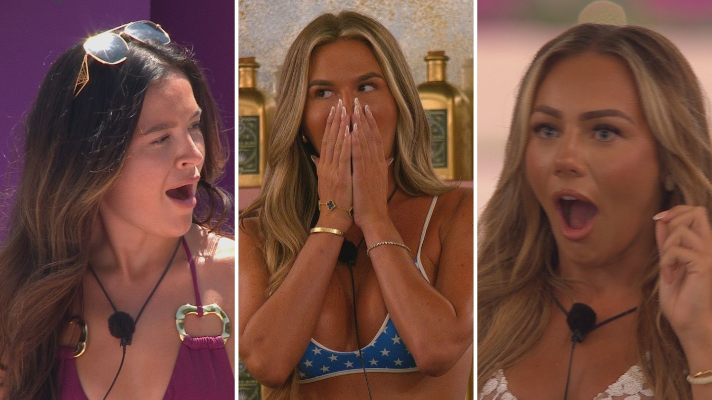 Love Island's Emily Moran, Angel Swift and Meg Moore