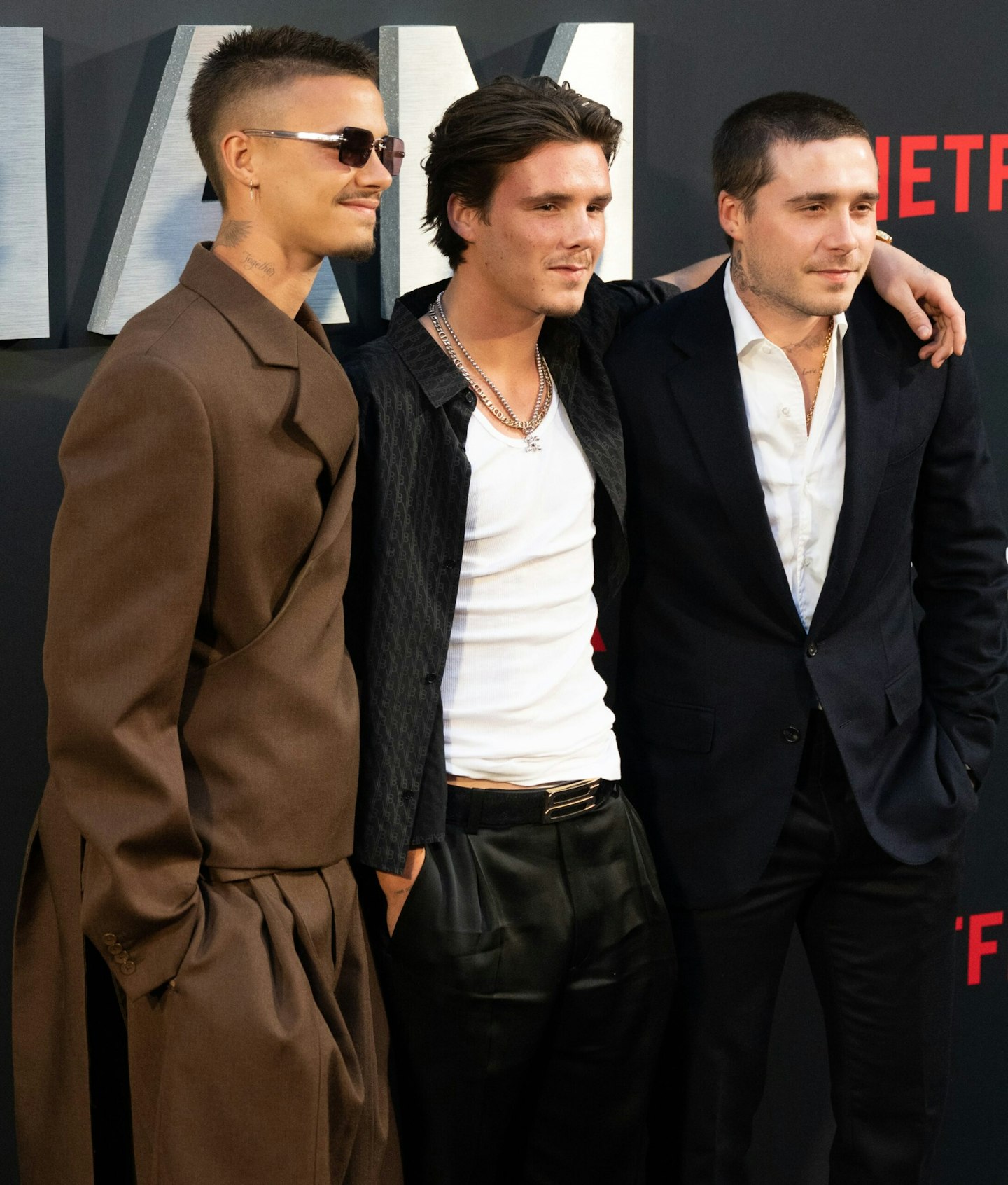 cruz, romeo and brooklyn beckham