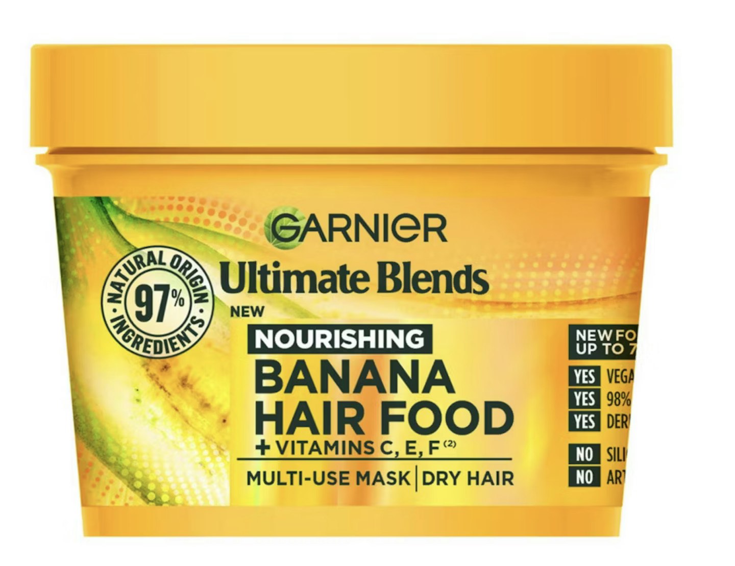 Garnier ultimate blends hair food banana 3-in-1 dry hair mask treatment