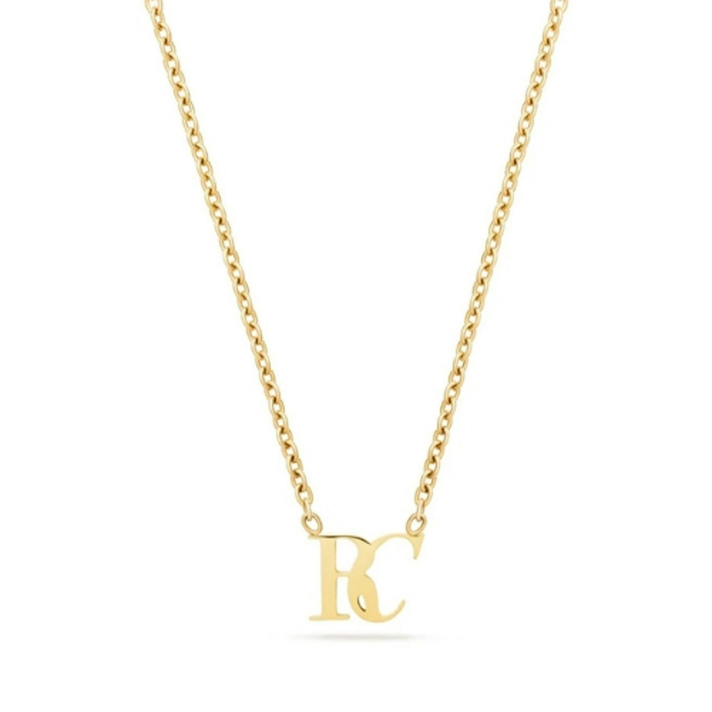 Abbott Lyon Mini Double Initial Necklace (Gold)
