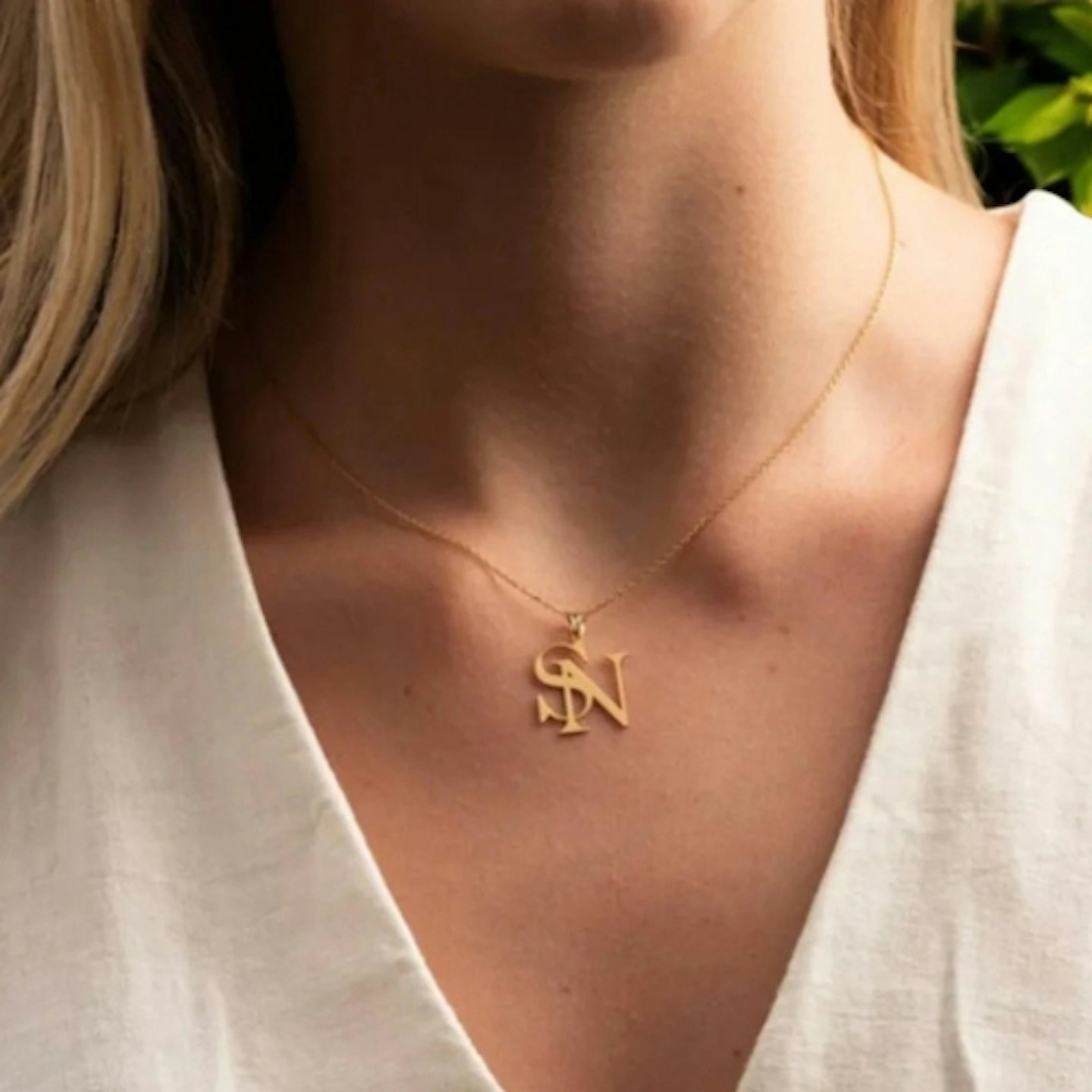 Etsy Custom Initial Necklace