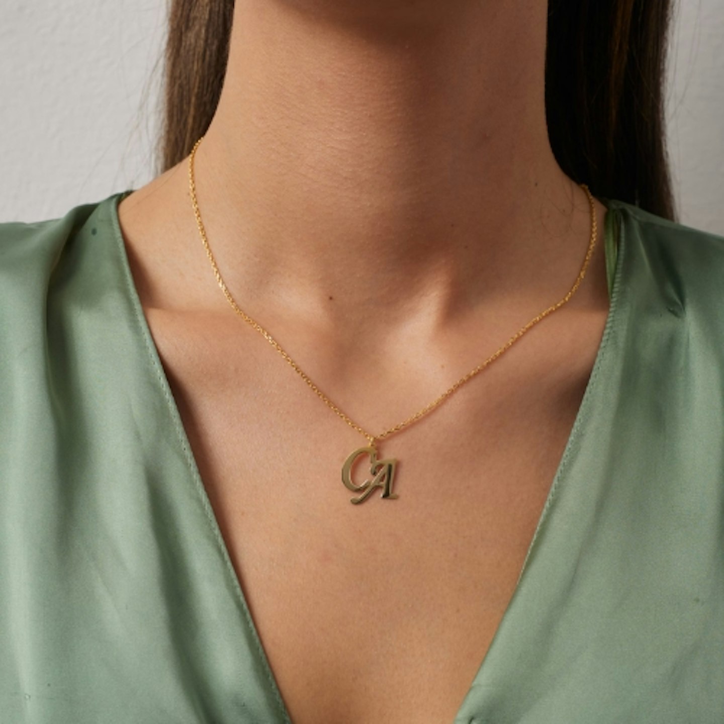 Etsy Two Initial Necklace