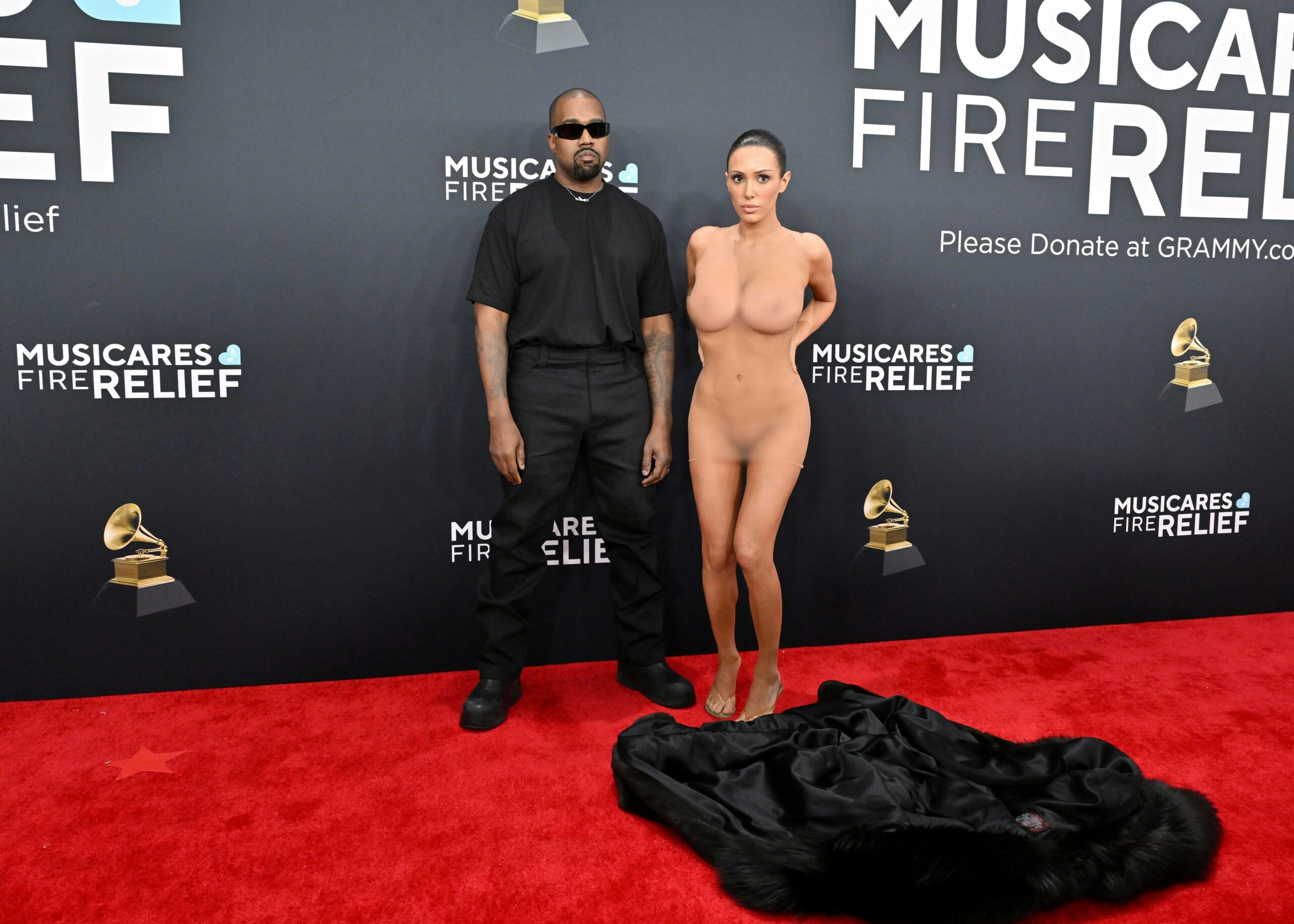 kanye west and bianca together