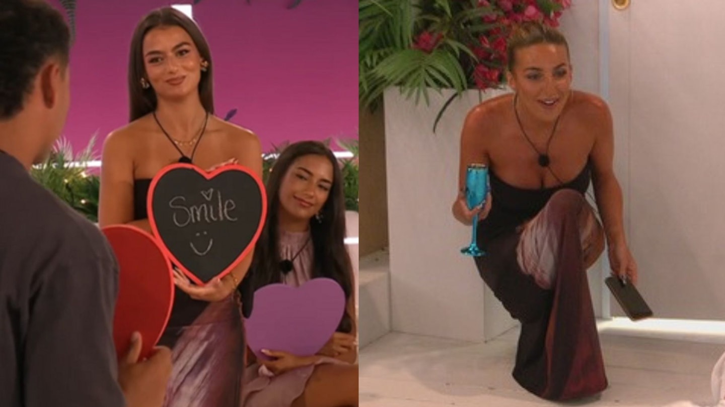 Love Island's Megan and Toni wearing the Phoenix Dress by Murci