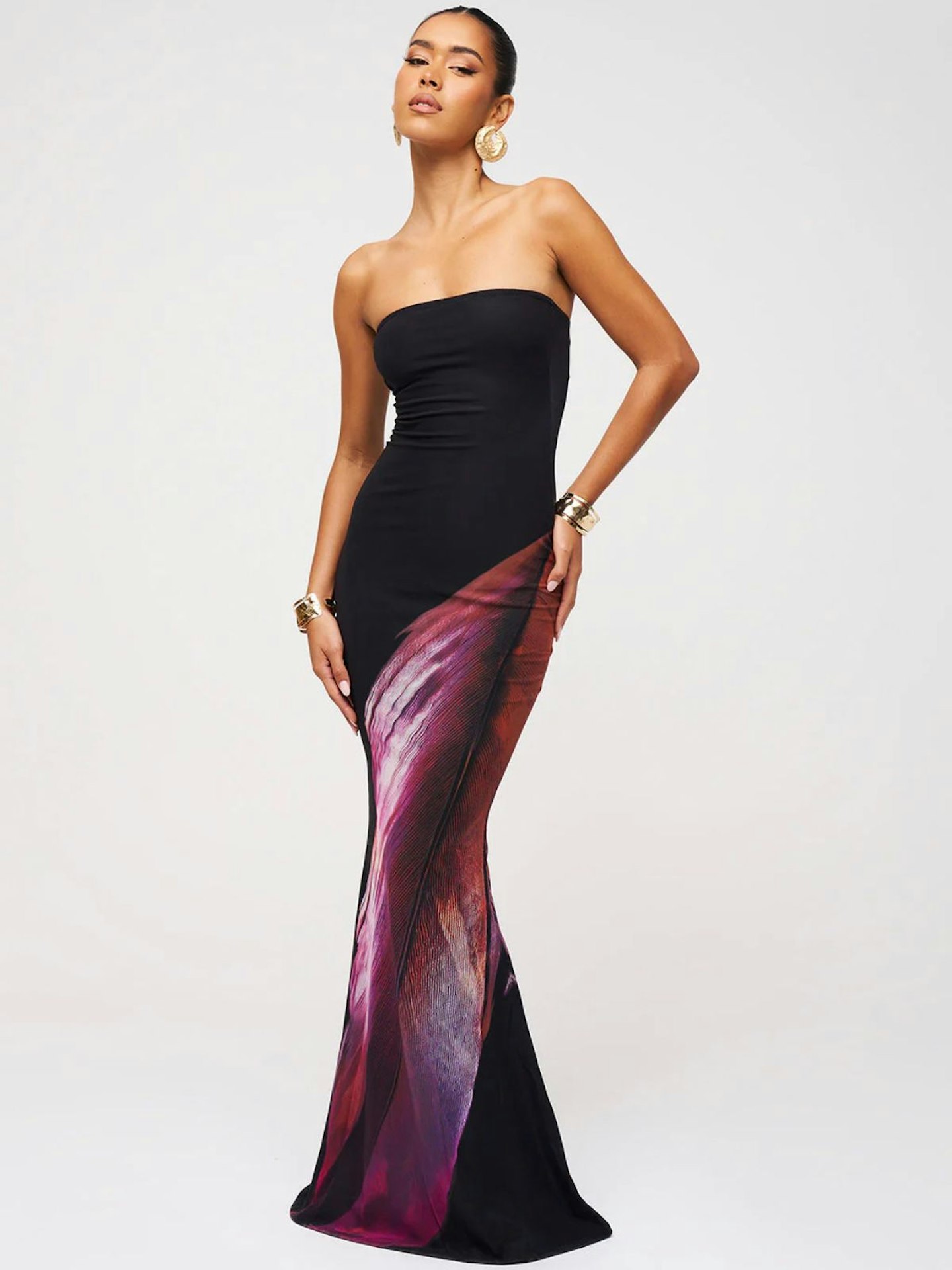 Murci Phoenix Fit and Flare Maxi Dress