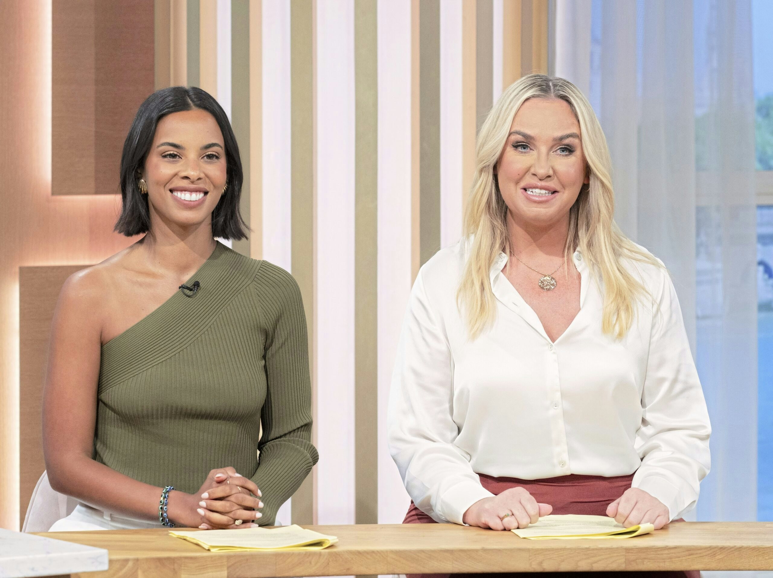 Rochelle has become a regular face on This Morning. Pictured here alongside Josie Gibson