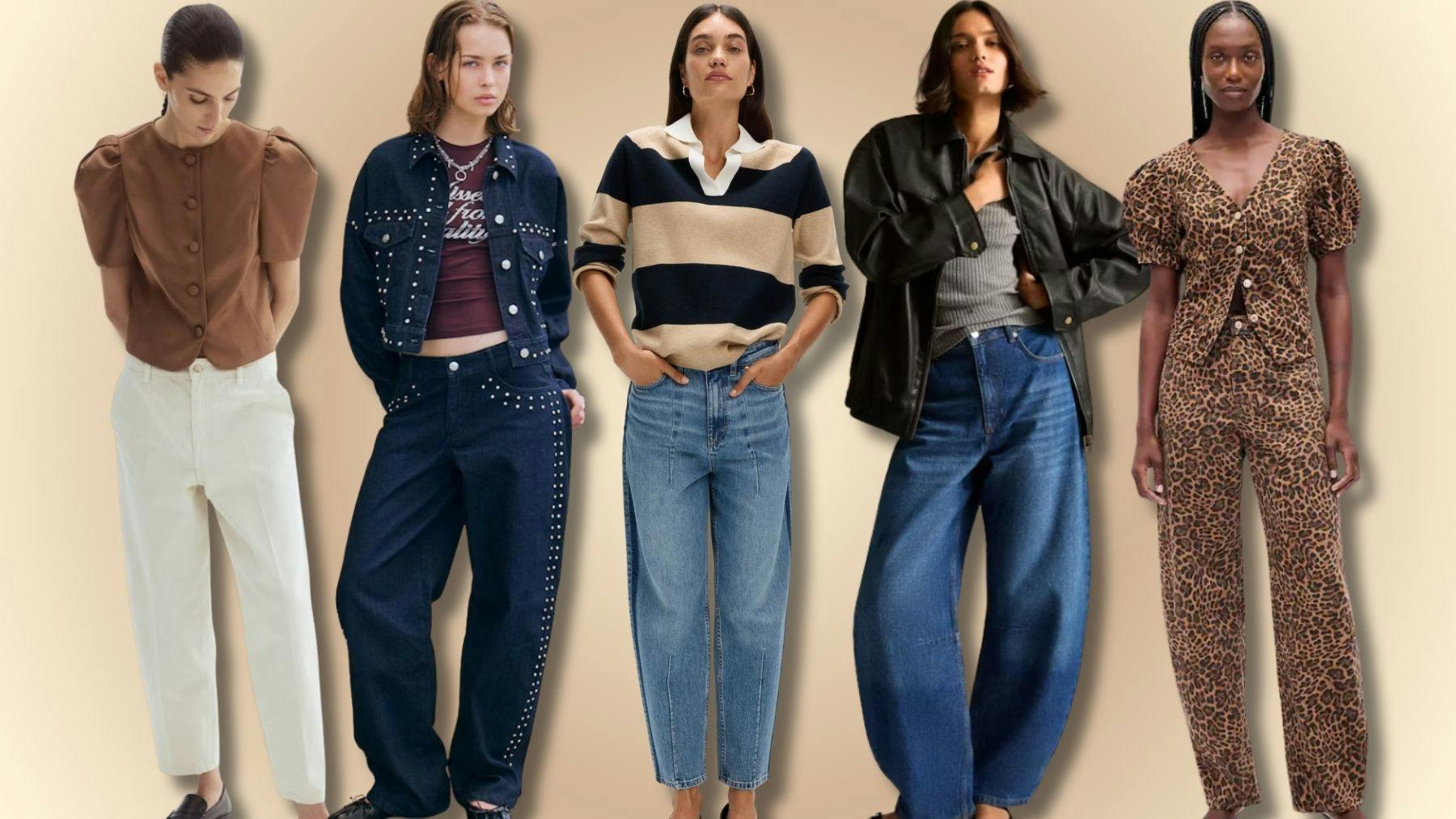 Jacqueline Barrel Leg Jeans main image 0