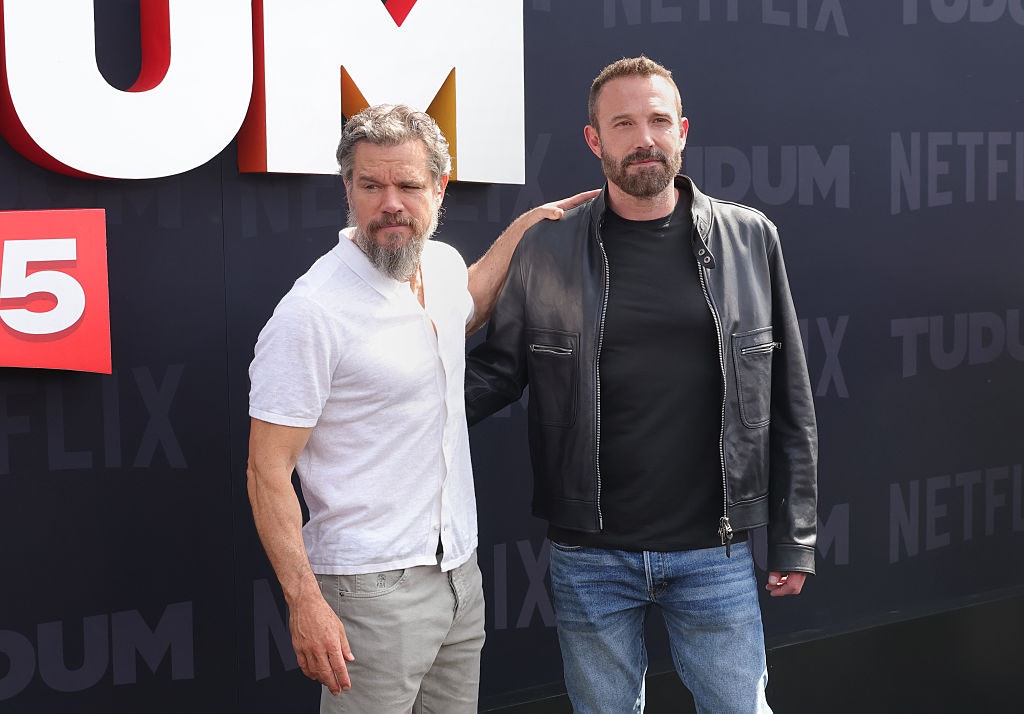 Matt Damon and Ben Affleck attend Netflix Tudum 2025: The Live Event at The Kia Forum