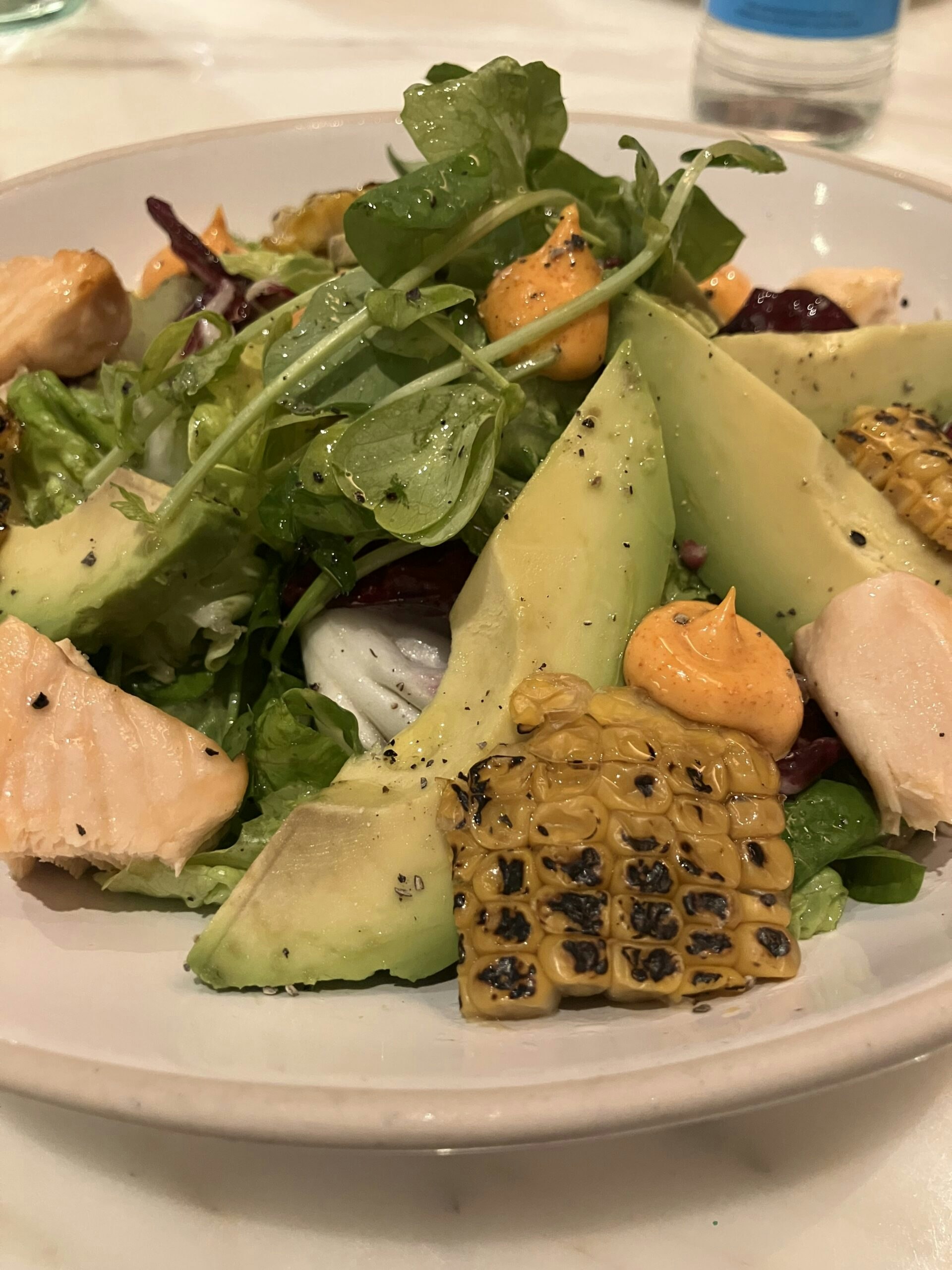 avocado and salmon salad