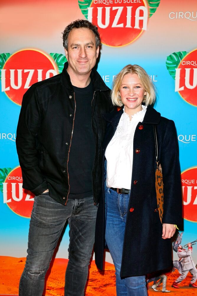 joanna page with her husband