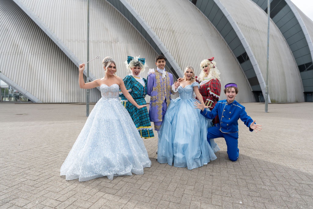 paige turley in cinderella panto 2025