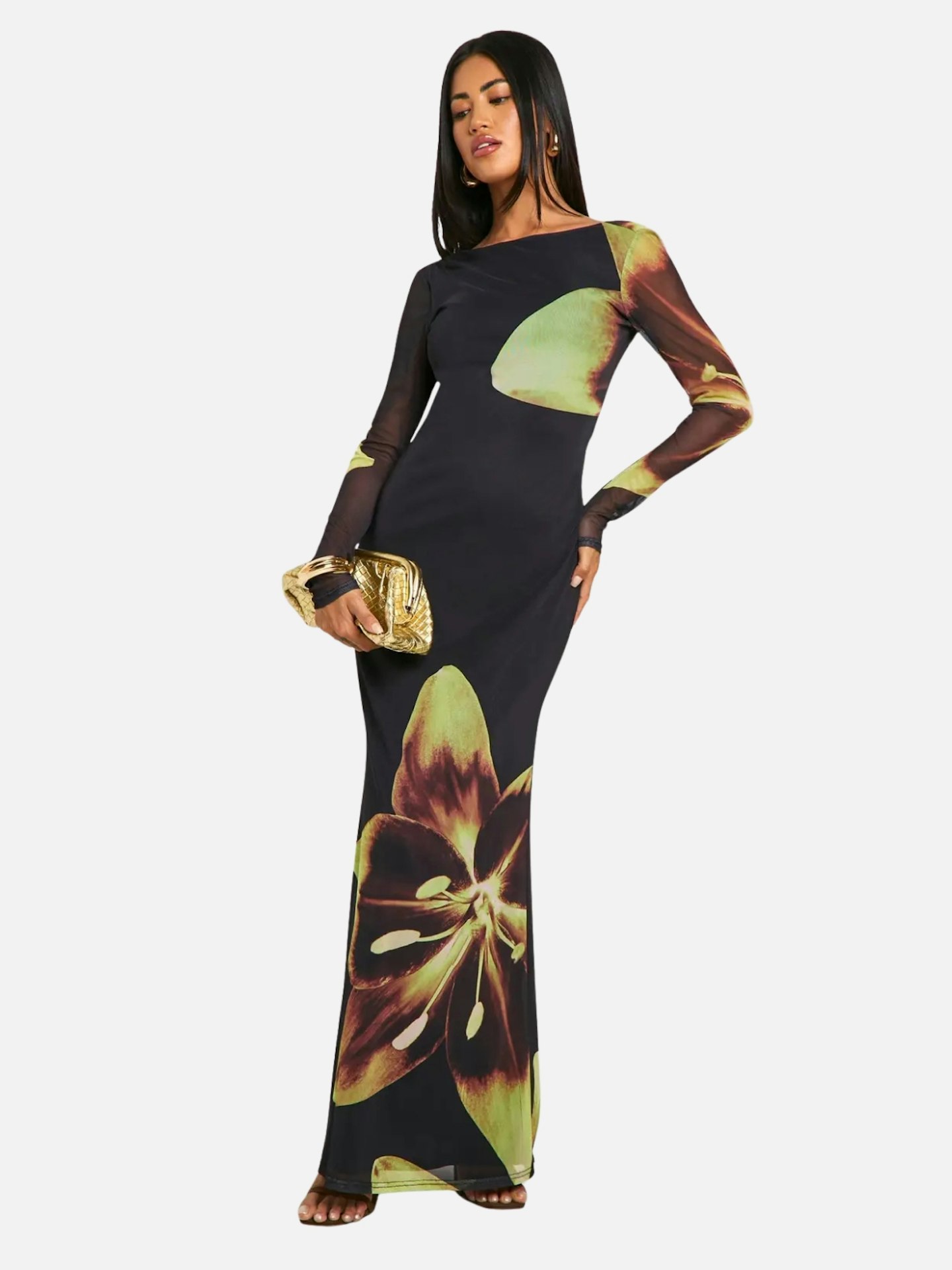 maxi ivory dress Sun Washed Serenity Maxi Dress, Ivory Multi Medium