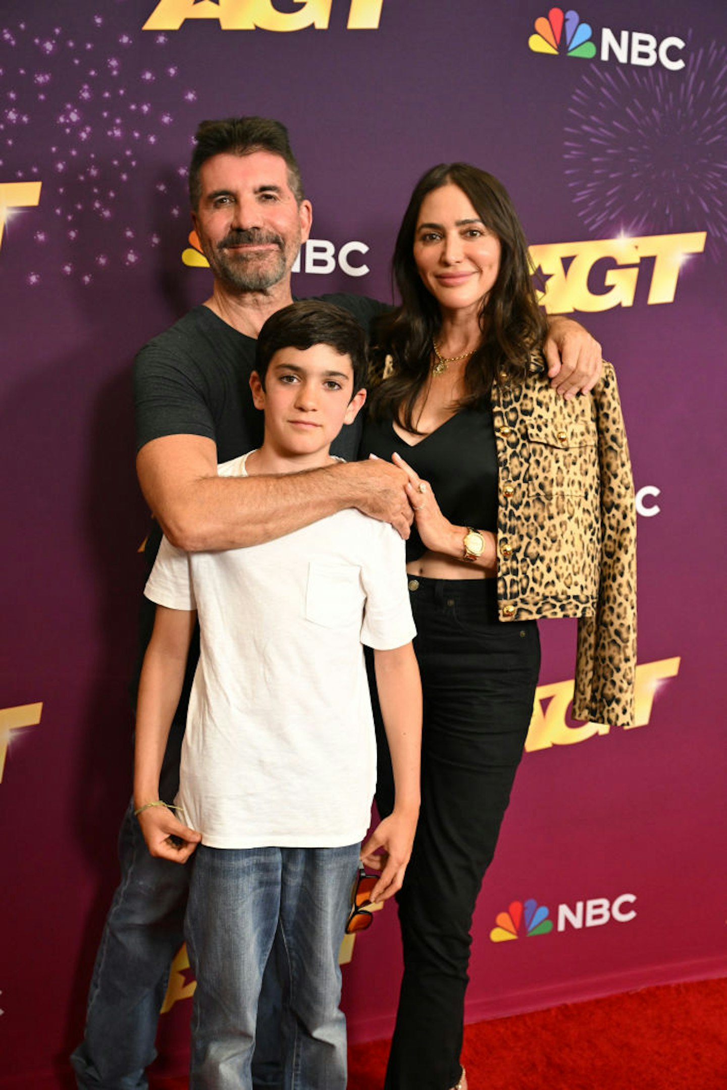 Simon Cowell and Lauren Silverman with son Eric