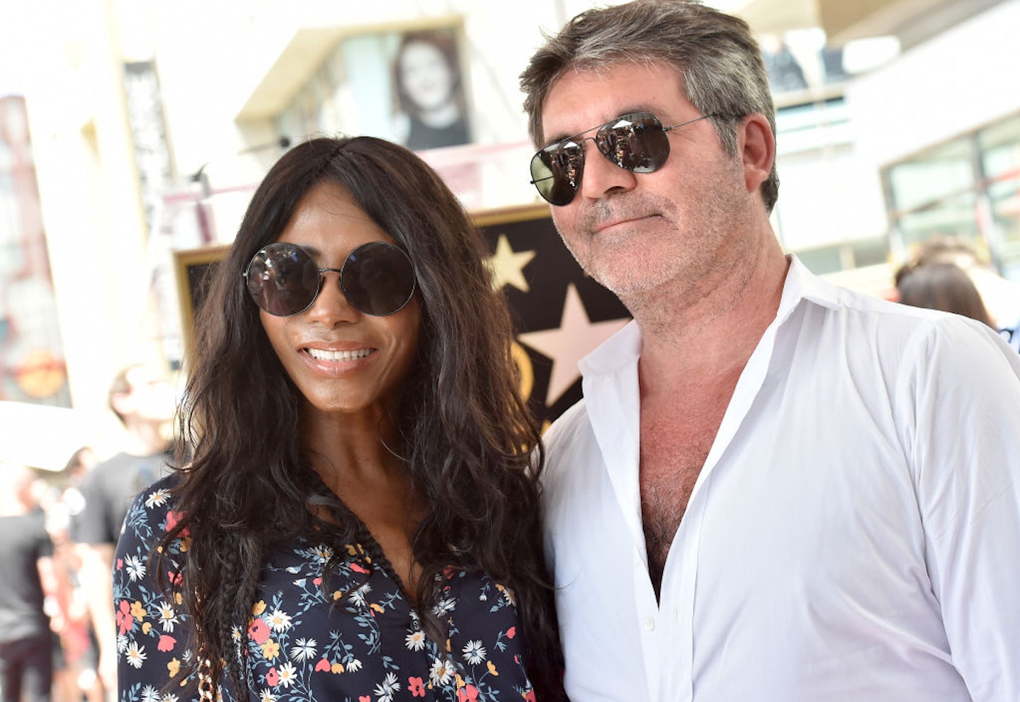 Sinitta and Simon Cowell