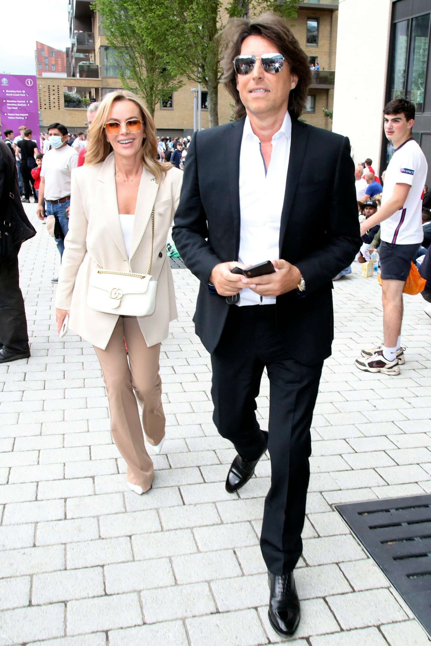 Amanda Holden and Chris Hughes
