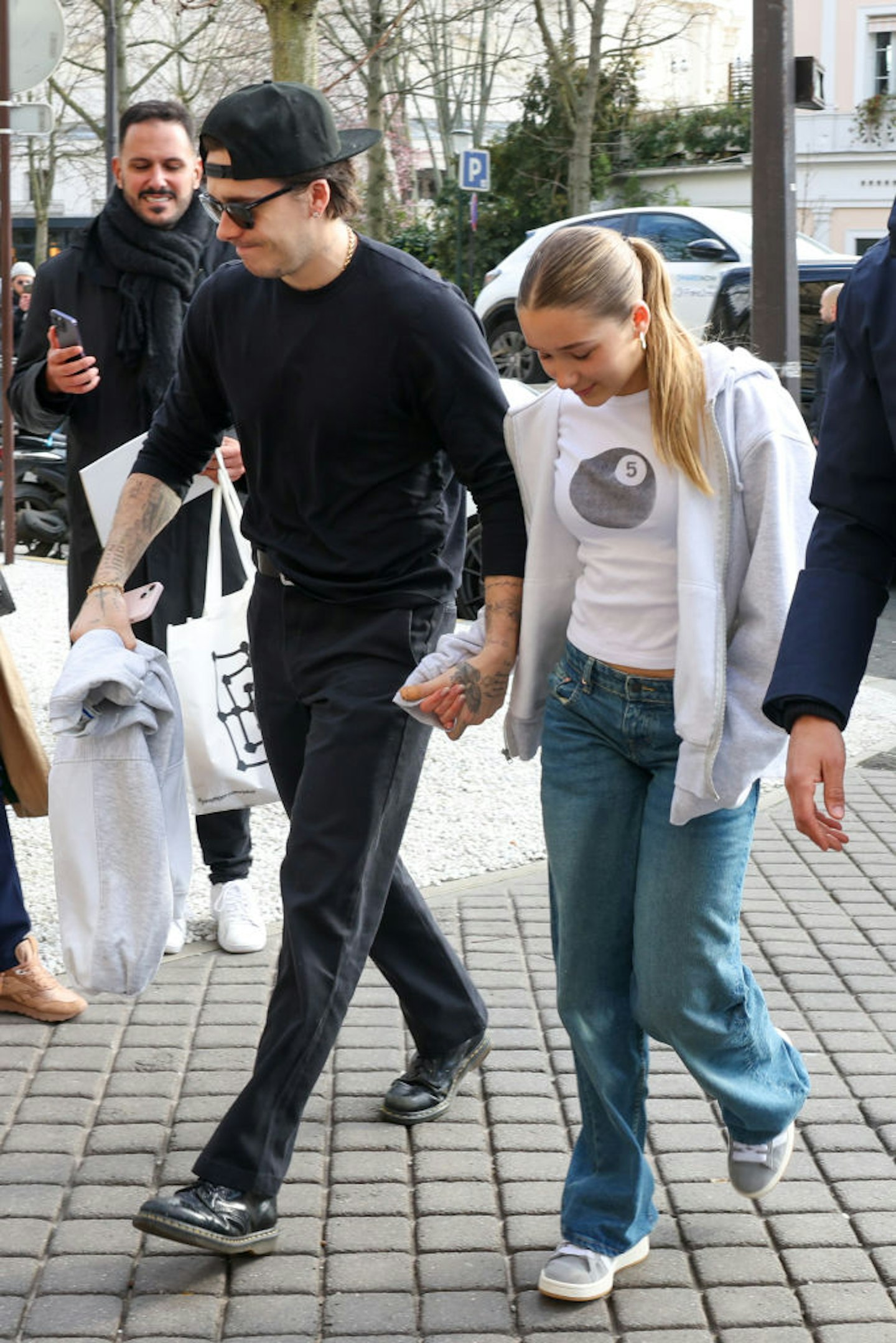 Brooklyn and Harper Beckham