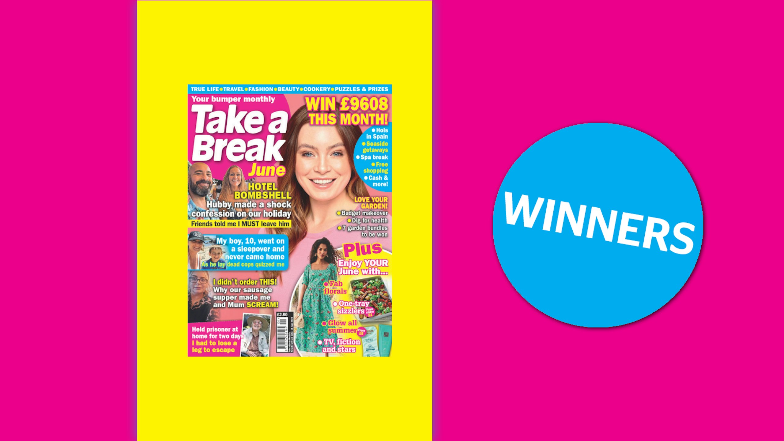 Take a Break June Winners