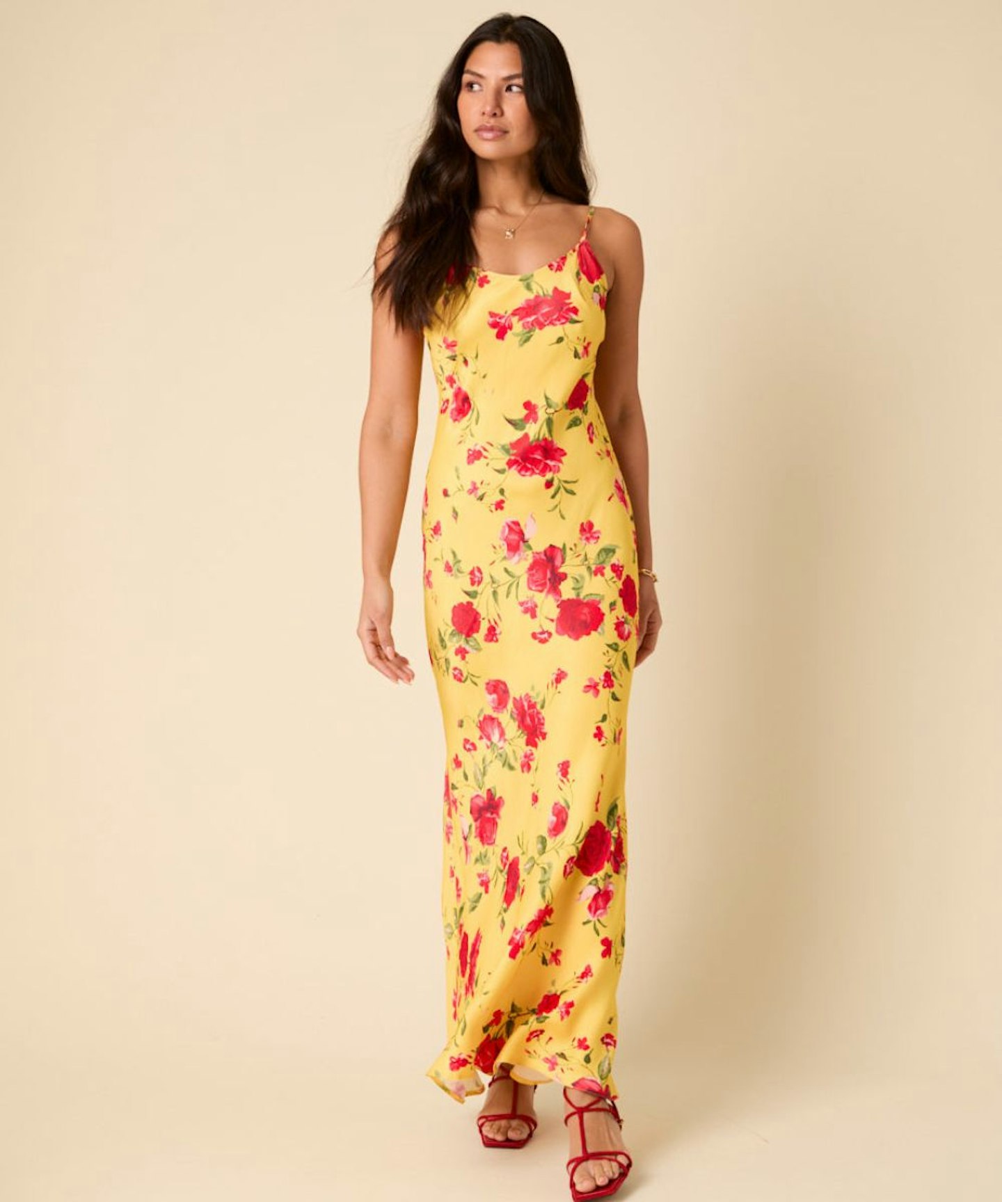 Nobody's Child x Poppy Delevingne, Yellow Floral Zara Maxi Dress