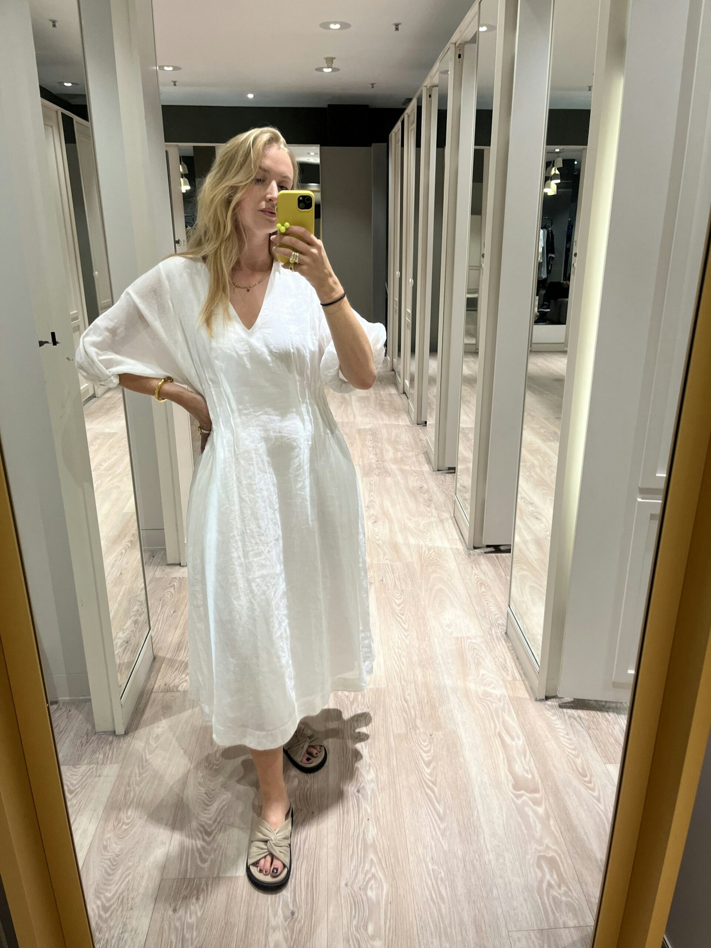 M&S summer white dresses