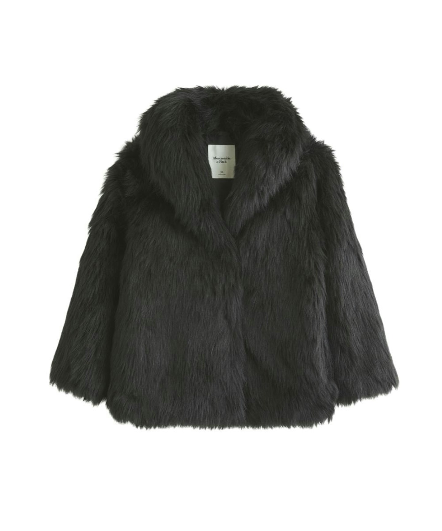 Abercrombie & Fitch, Shawl Collar Faux Fur Coat