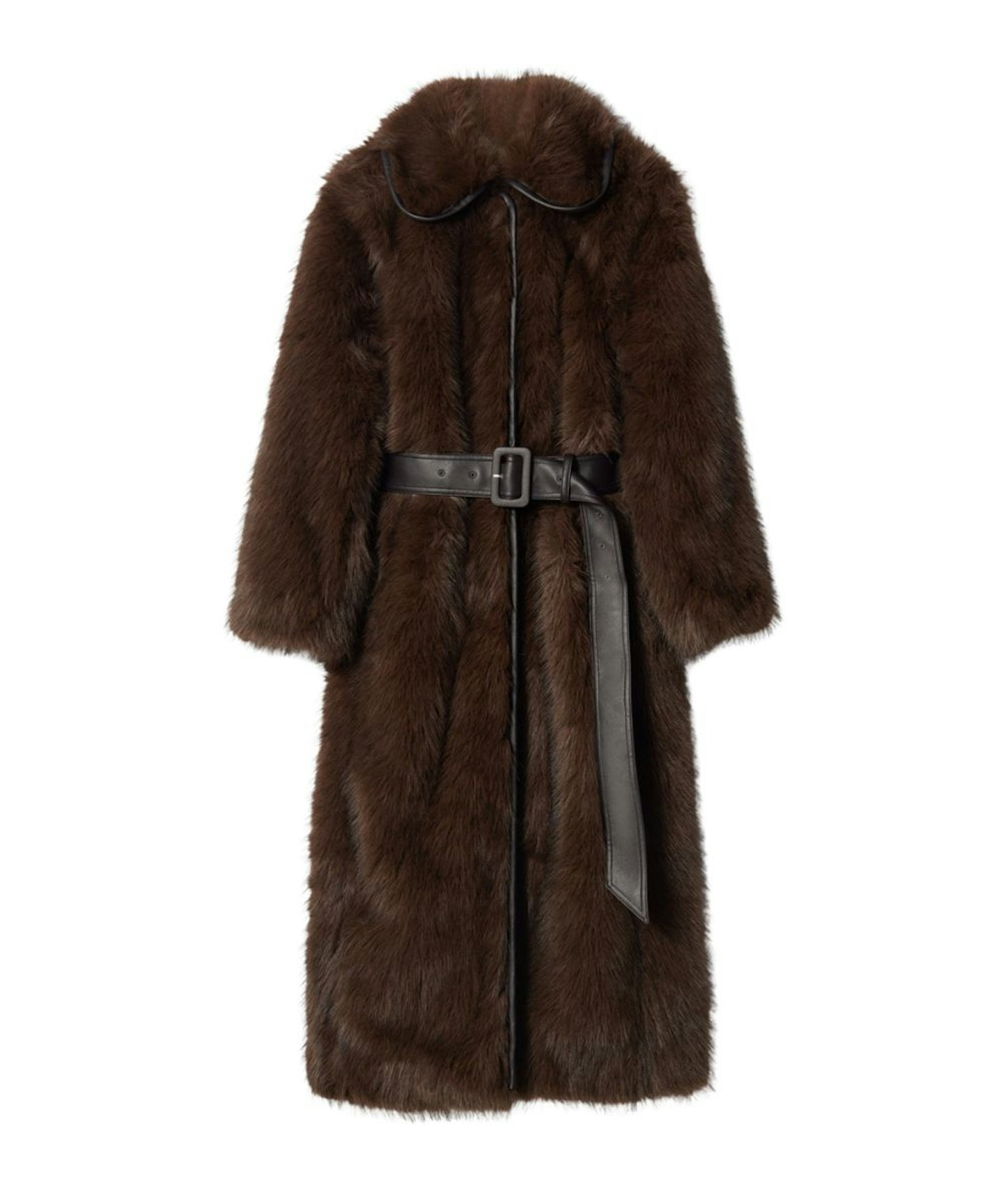 & Other Stories, Belted Faux Fur Coat