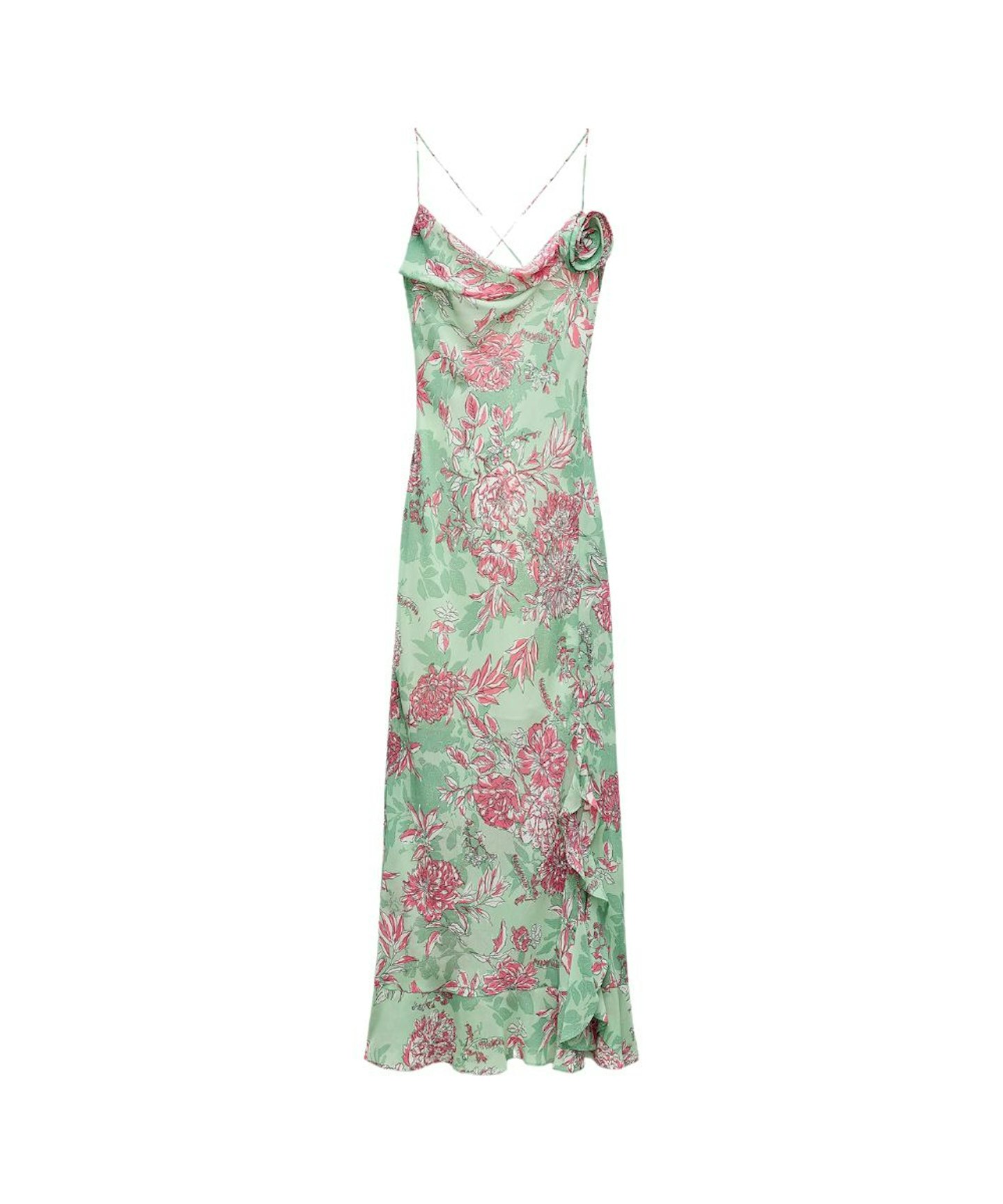 Zara, Floral Print Camisole Dress