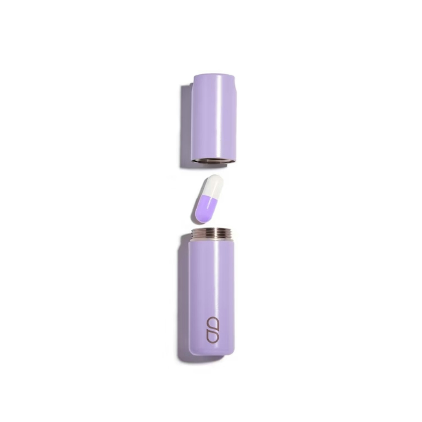 Tabuu Stainless Steel Pill Case in Lavender